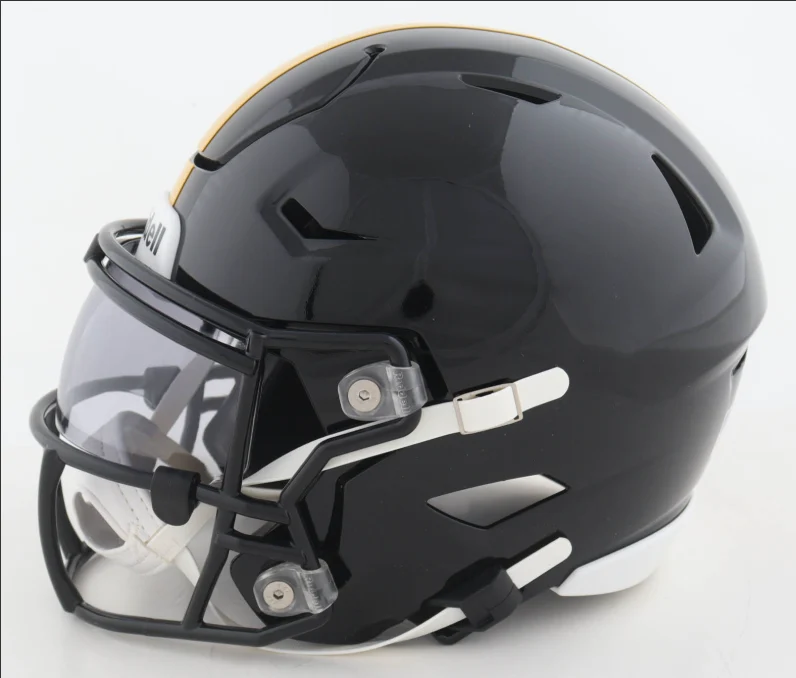 Joe Greene Signed Steelers Mid-Size SpeedFlex Helmet Inscribed "HOF 87" - Beckett - Image 4