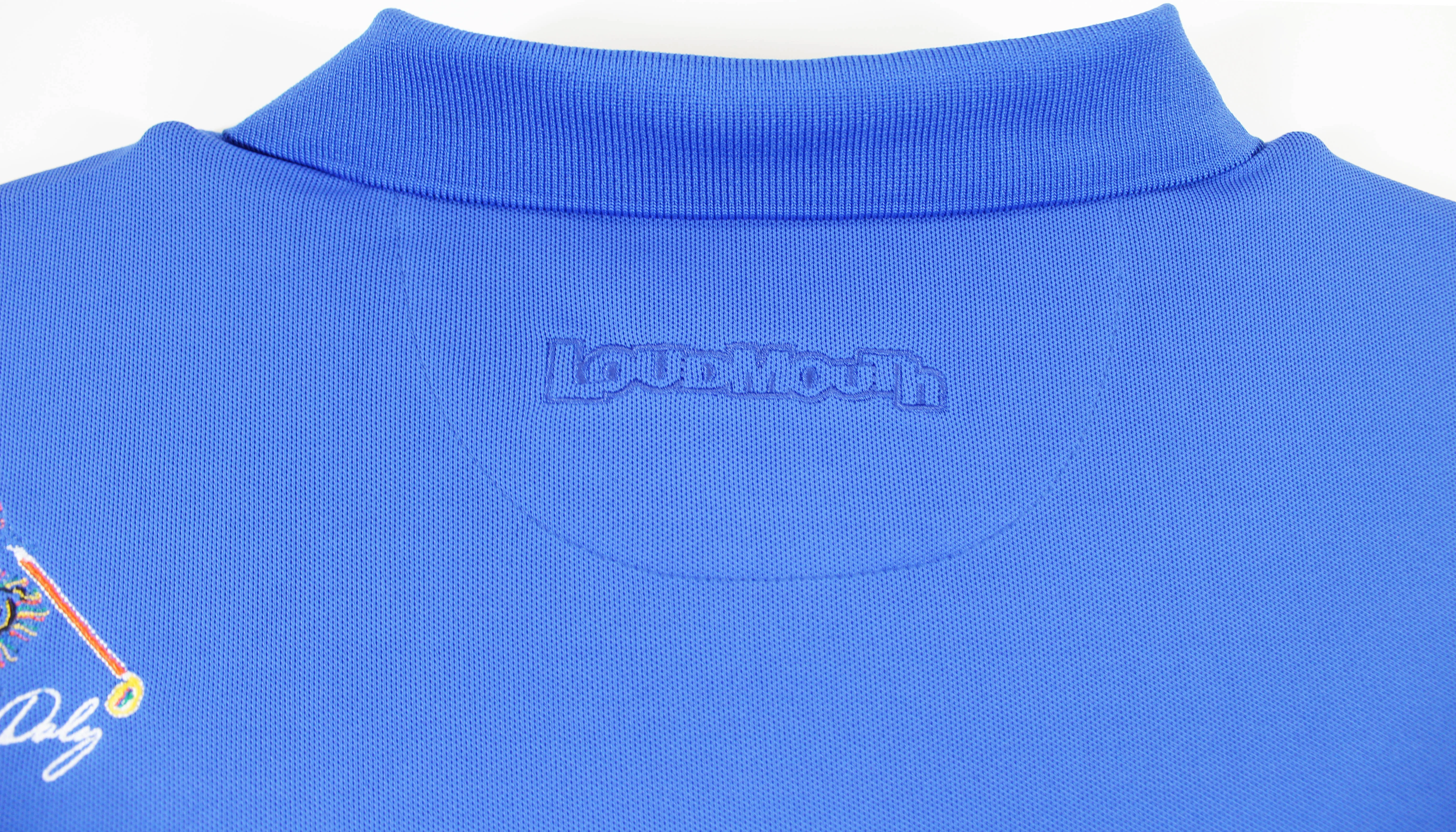 John Daly Authentic Signed Match Worn Blue Loudmouth Polo Shirt BAS #BK84736 - Image 7