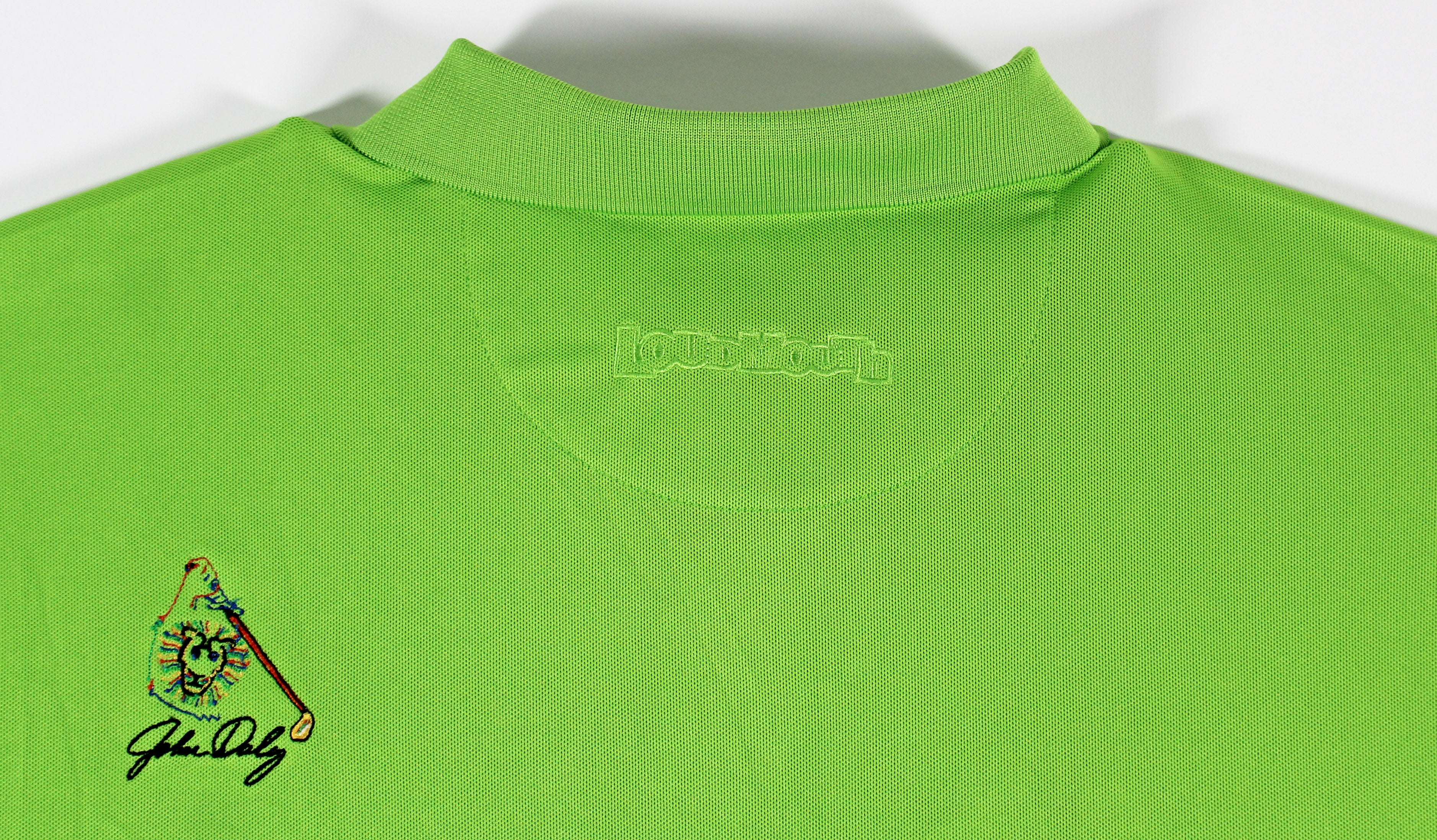 John Daly Authentic Signed Match Worn Green Loudmouth Polo Shirt BAS #BK84766 - Image 6