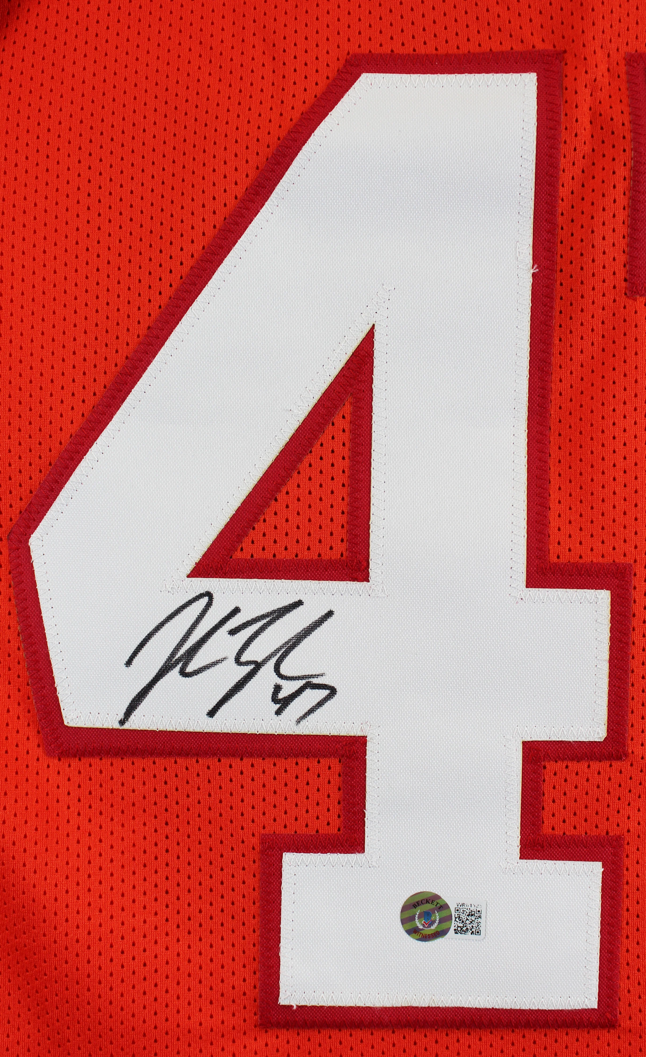 John Lynch Authentic Signed Orange Throwback Pro Style Jersey BAS Witnessed - Image 3