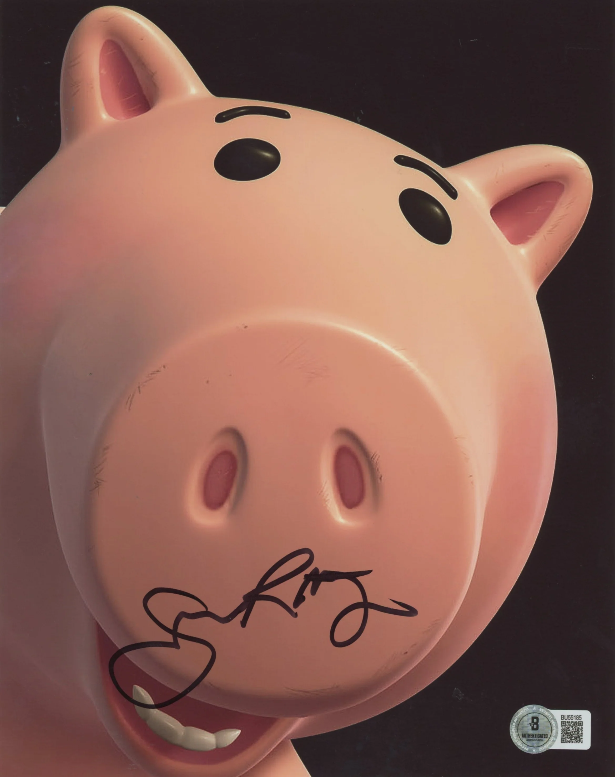 John Ratzenberger Toy Story Authentic Signed 8x10 Vertical Photo BAS 4 - Image 2