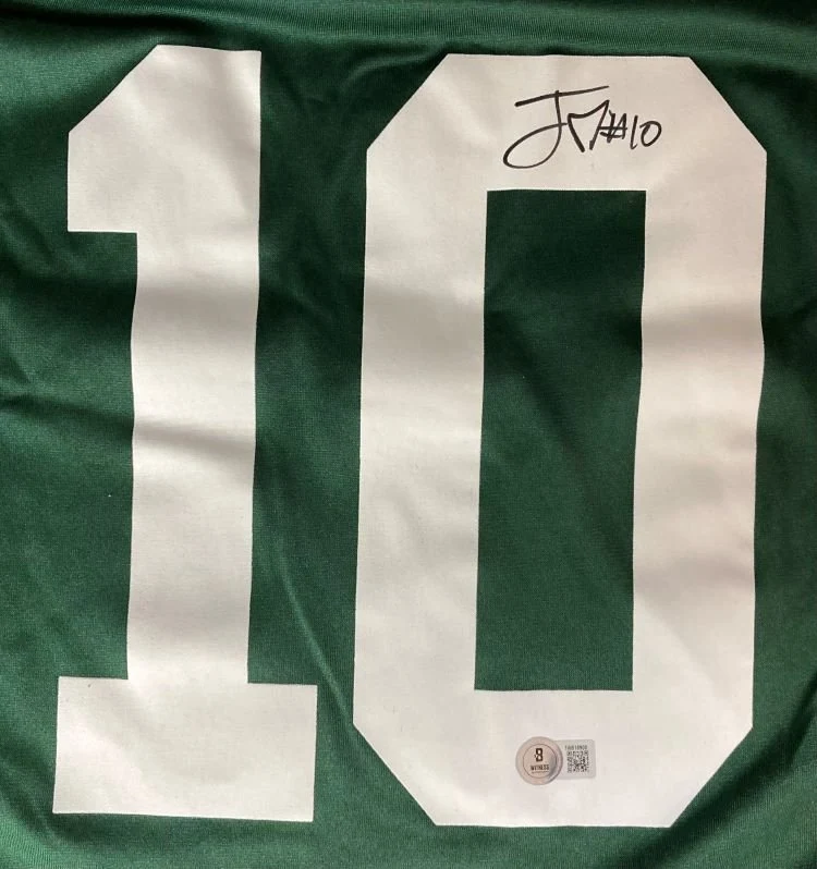 Jordan Love Signed Green Bay Packers Green Nike Game Replica Jersey BAS ITP - Image 2