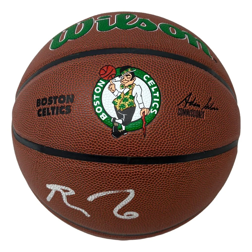 Kevin Garnett Signed Wilson NBA Boston Celtics Logo Basketball BAS