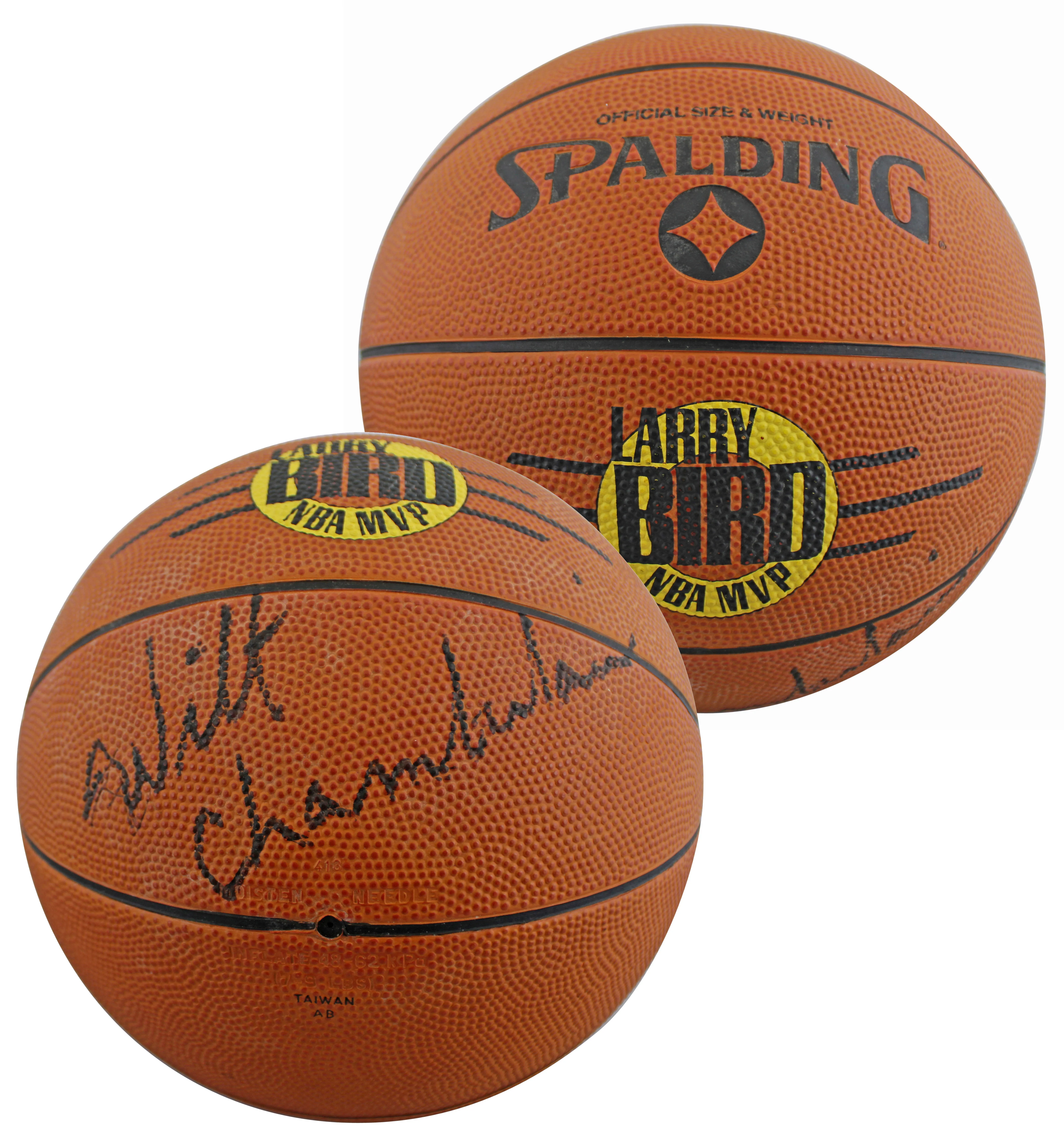 Lakers Wilt Chamberlain Authentic Signed Spalding Basketball PSA/DNA #AO04398 - Image 2