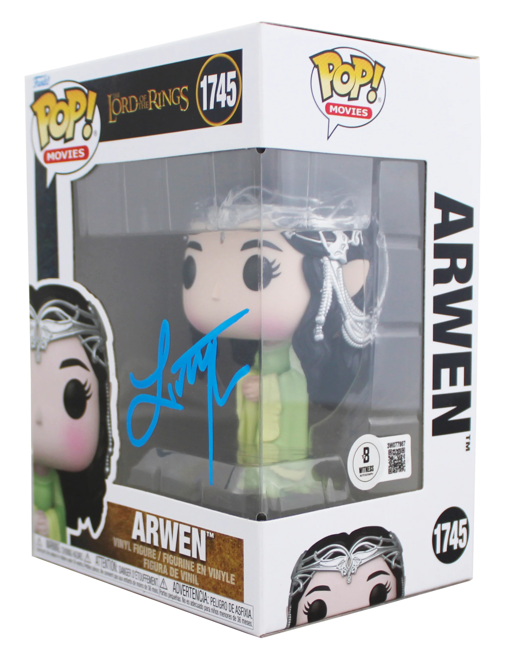 Liv Tyler The Lord of the Rings Signed Arwen #1745 Funko Pop Figure BAS Wit 3 - Image 3