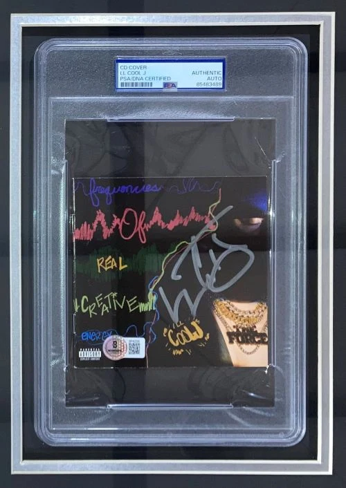 LL Cool J Signed Framed The Force CD Booklet w/ 11x14 Photo PSA - Image 2