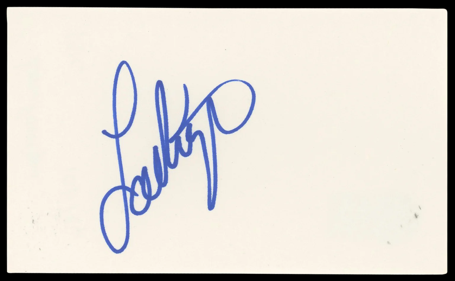Lou Ferrigno The Incredible Hulk Authentic Signed 3x5 Index Card BAS #BN89155 - Image 2