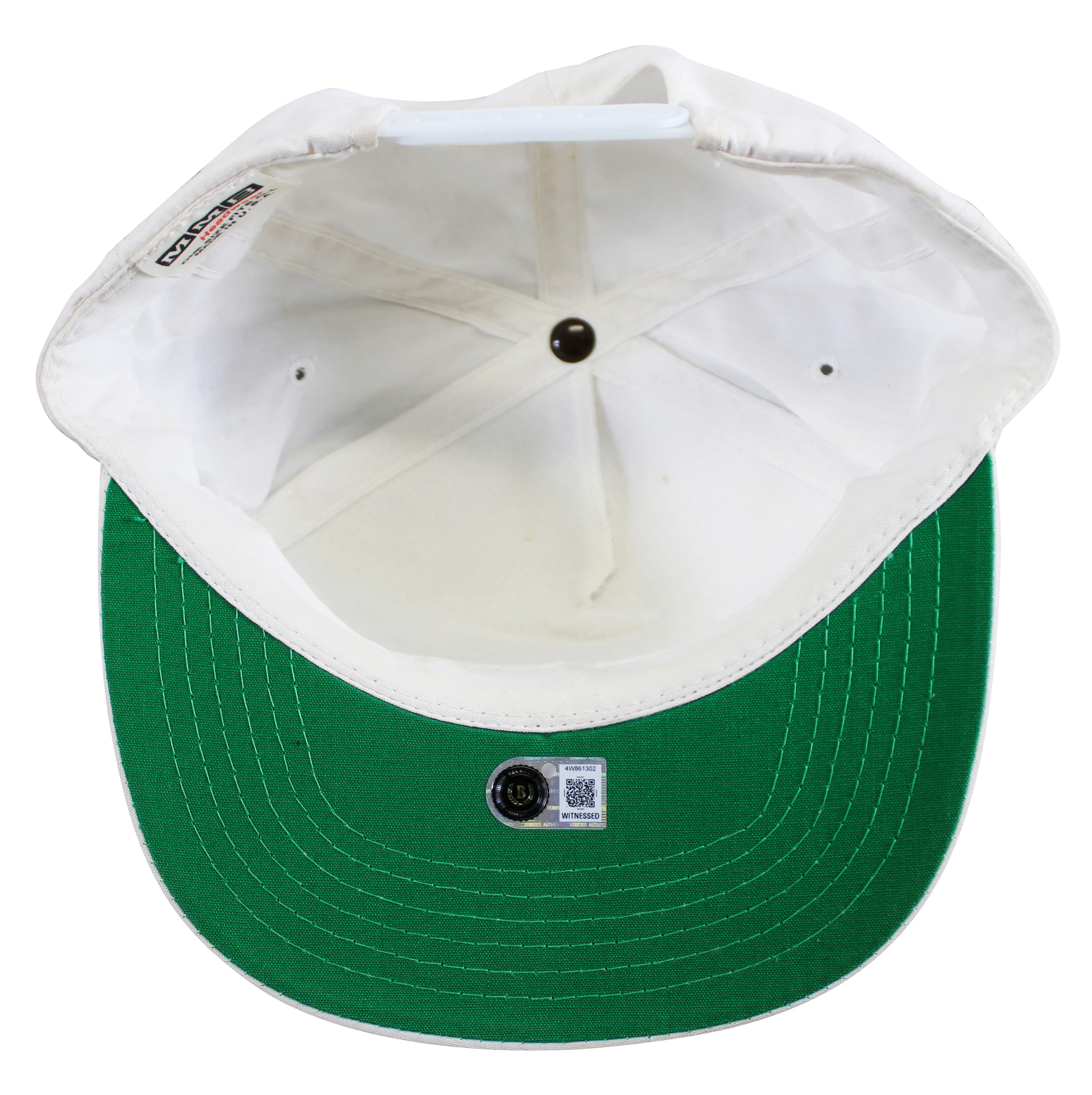Magic Johnson & James Worthy "Finals MVP" Signed 1987-88 NBA Champions Hat BAS 2 - Image 5