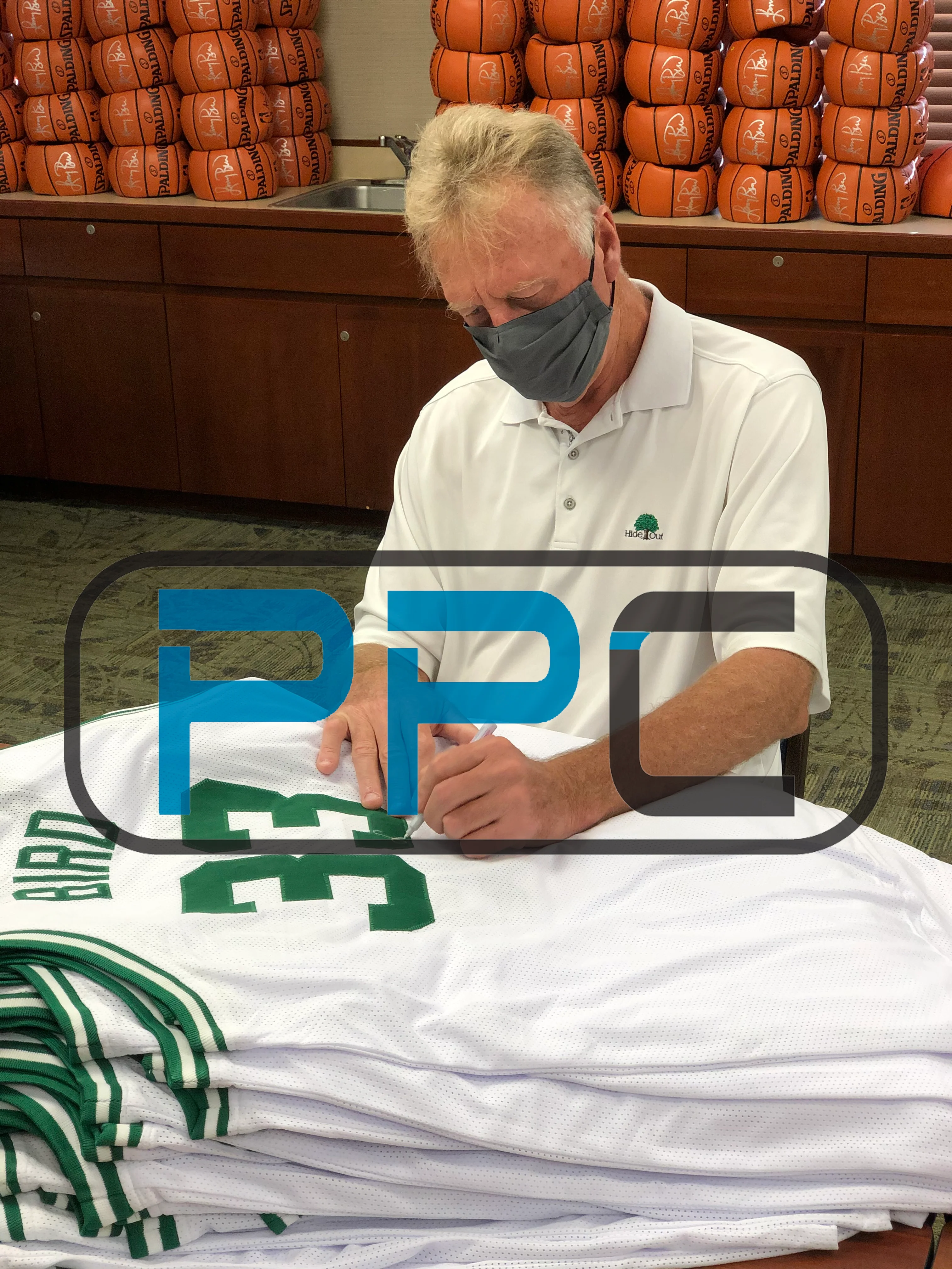 Magic Johnson & Larry Bird Authentic Signed 16x20 Retirement Photo BAS Witnessed - Image 4