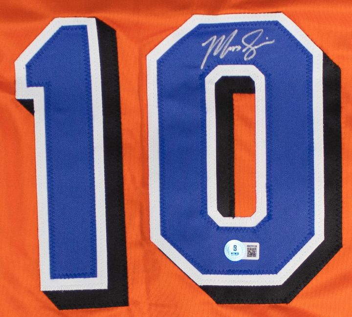 Marcus Semien New York Signed Orange Baseball Jersey BAS - Image 2