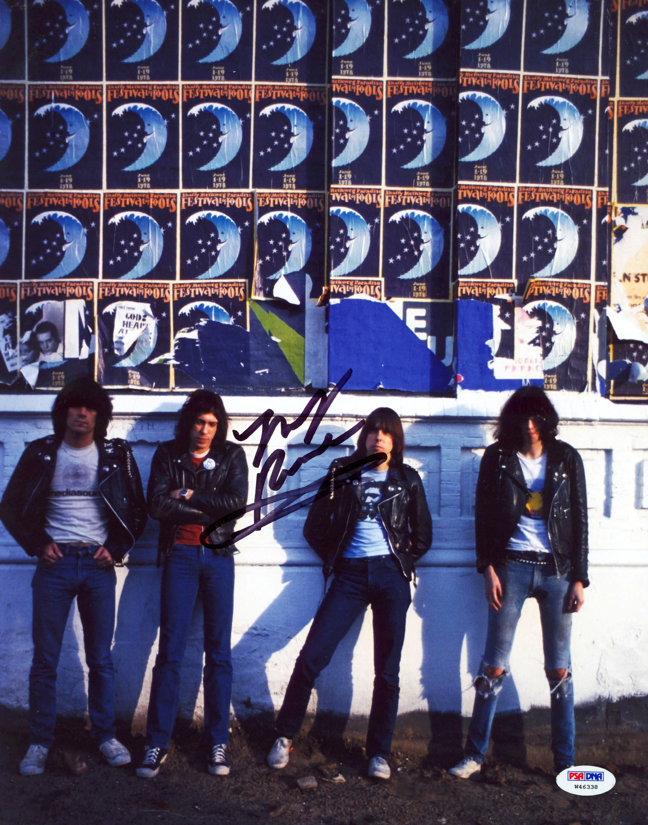 Marky Ramone The Ramones Authentic Signed 11x14 Vertical Photo PSA/DNA #W46338