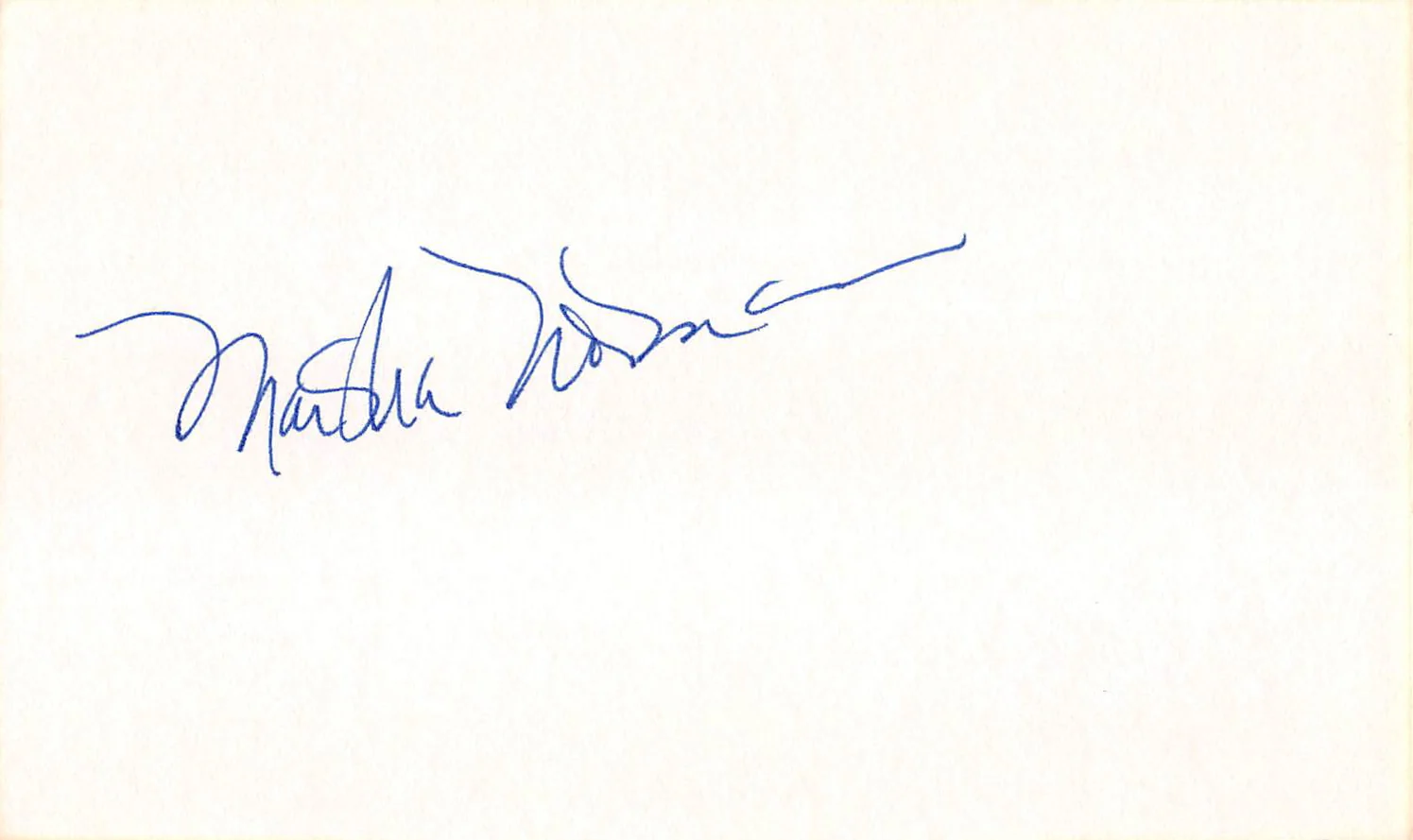 Marsha Norman The Secret Garden Authentic Signed 3x5 Index Card BAS #BL96249 - Image 2