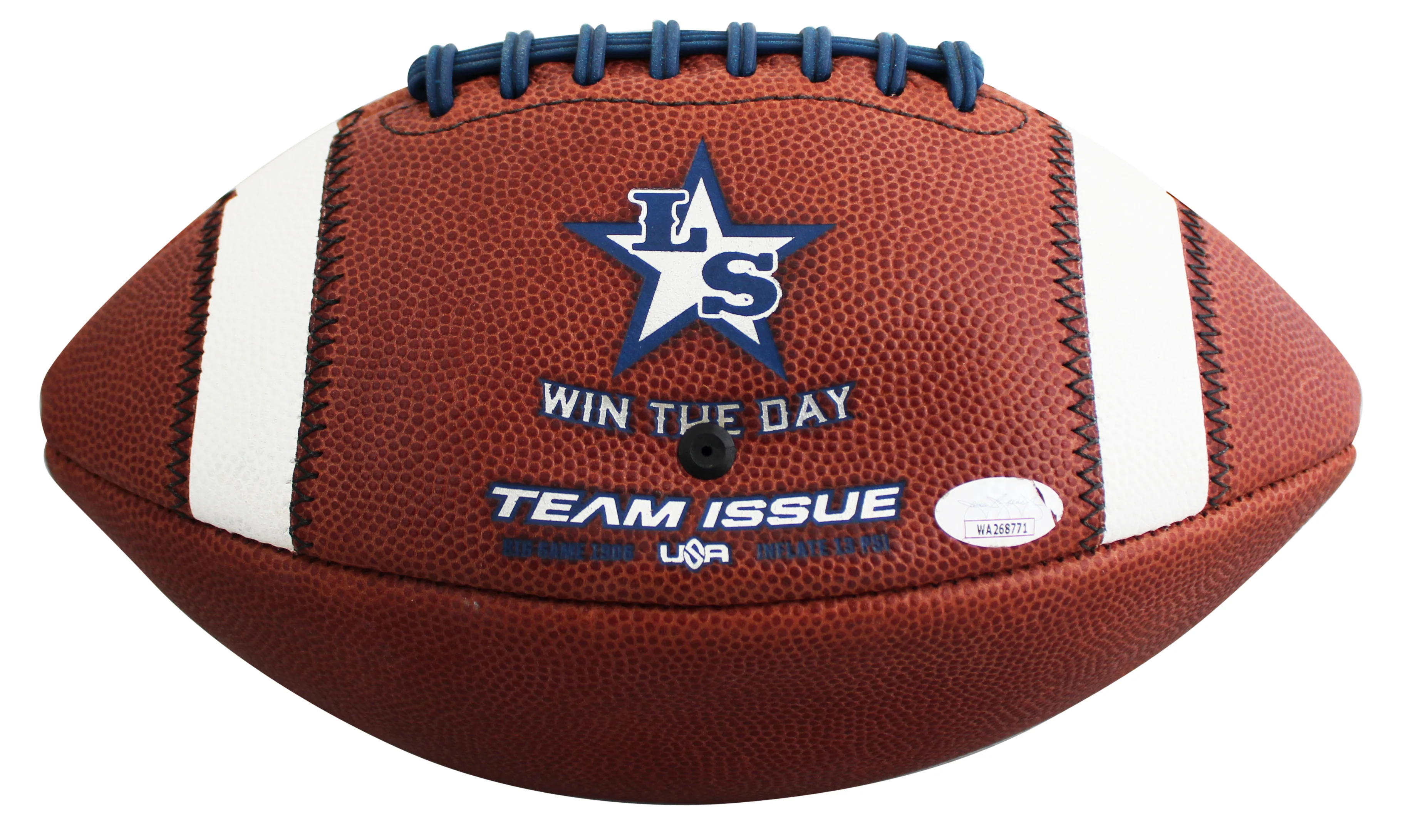 Marvin Mims "2019 Mr. Texas Football" Signed LSHS Team Issue Football JSA Wit - Image 5
