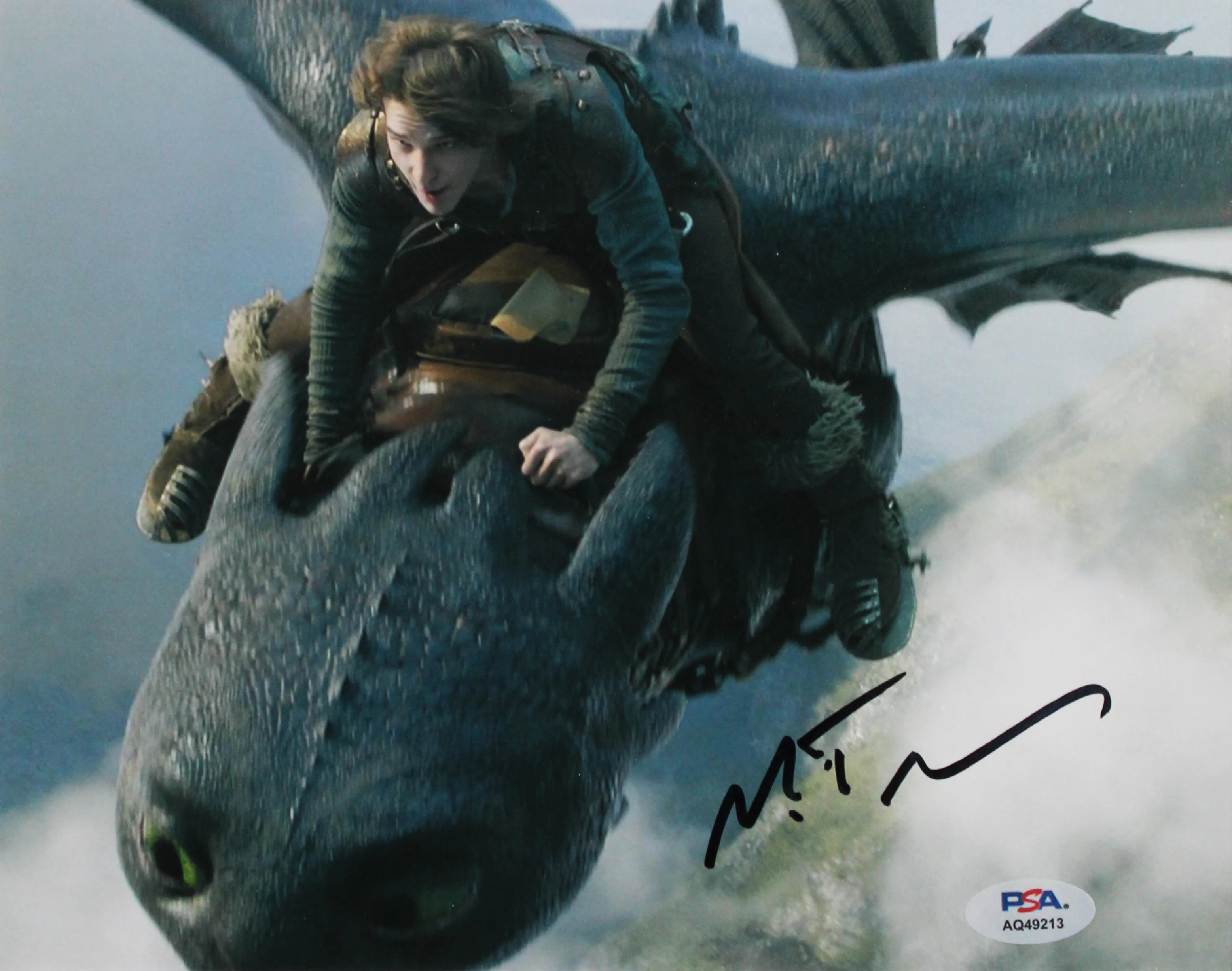 Mason Thames How to Train Your Dragon Signed 8x10 Framed Photo PSA/DNA #AQ49213 - Image 3
