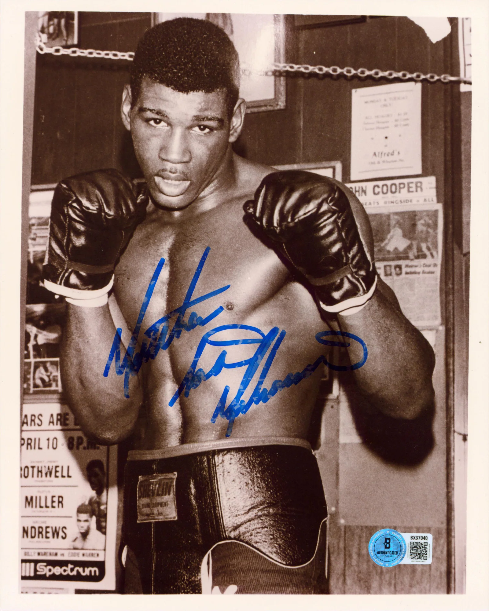 Matthew Saad Muhammad Authentic Signed 8x10 Vertical Photo BAS #BX37040 - Image 2