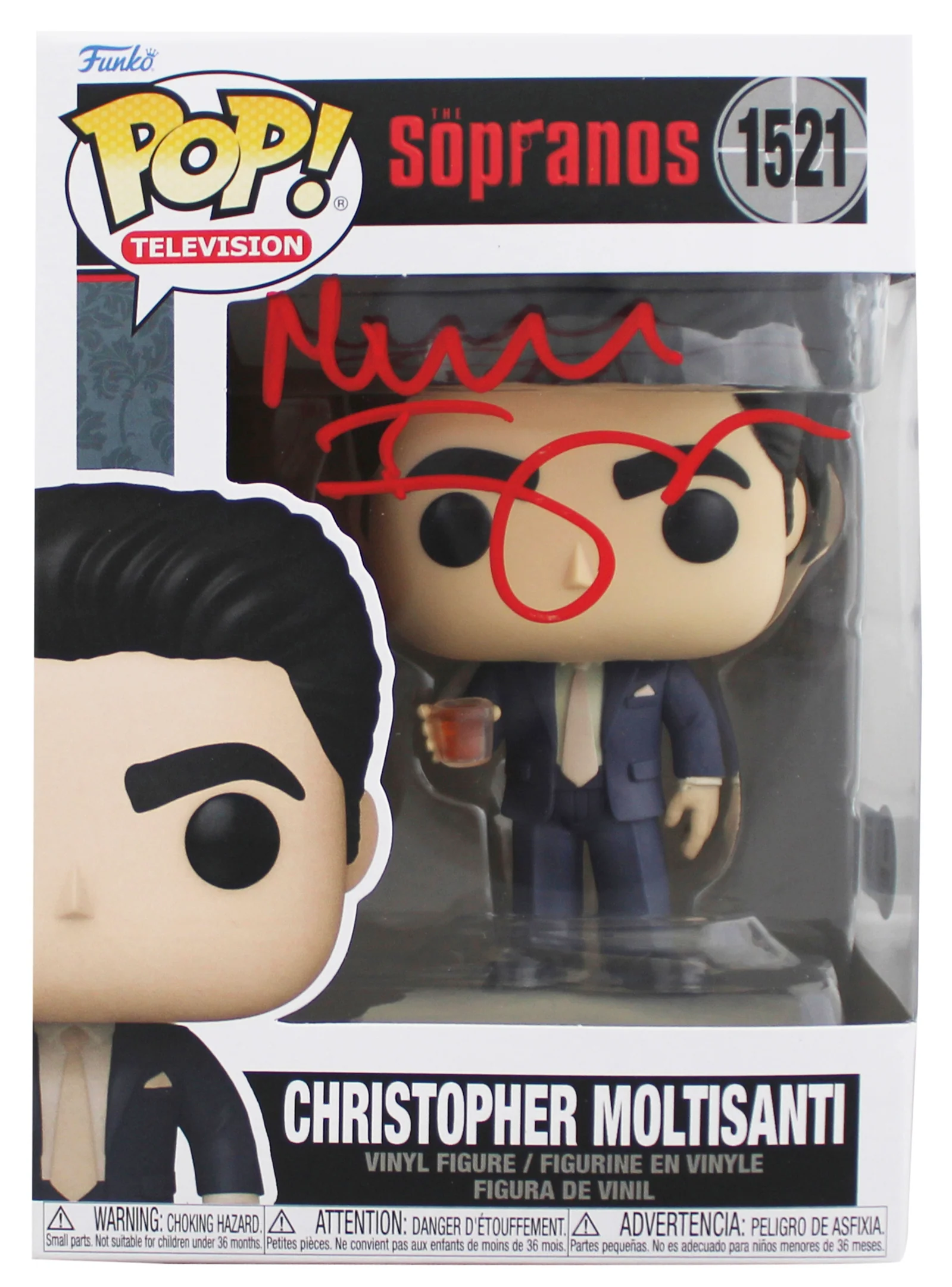 Michael Imperioli The Sopranos Signed #1521 Funko Pop Figure BAS Wit #1W906871 - Image 2
