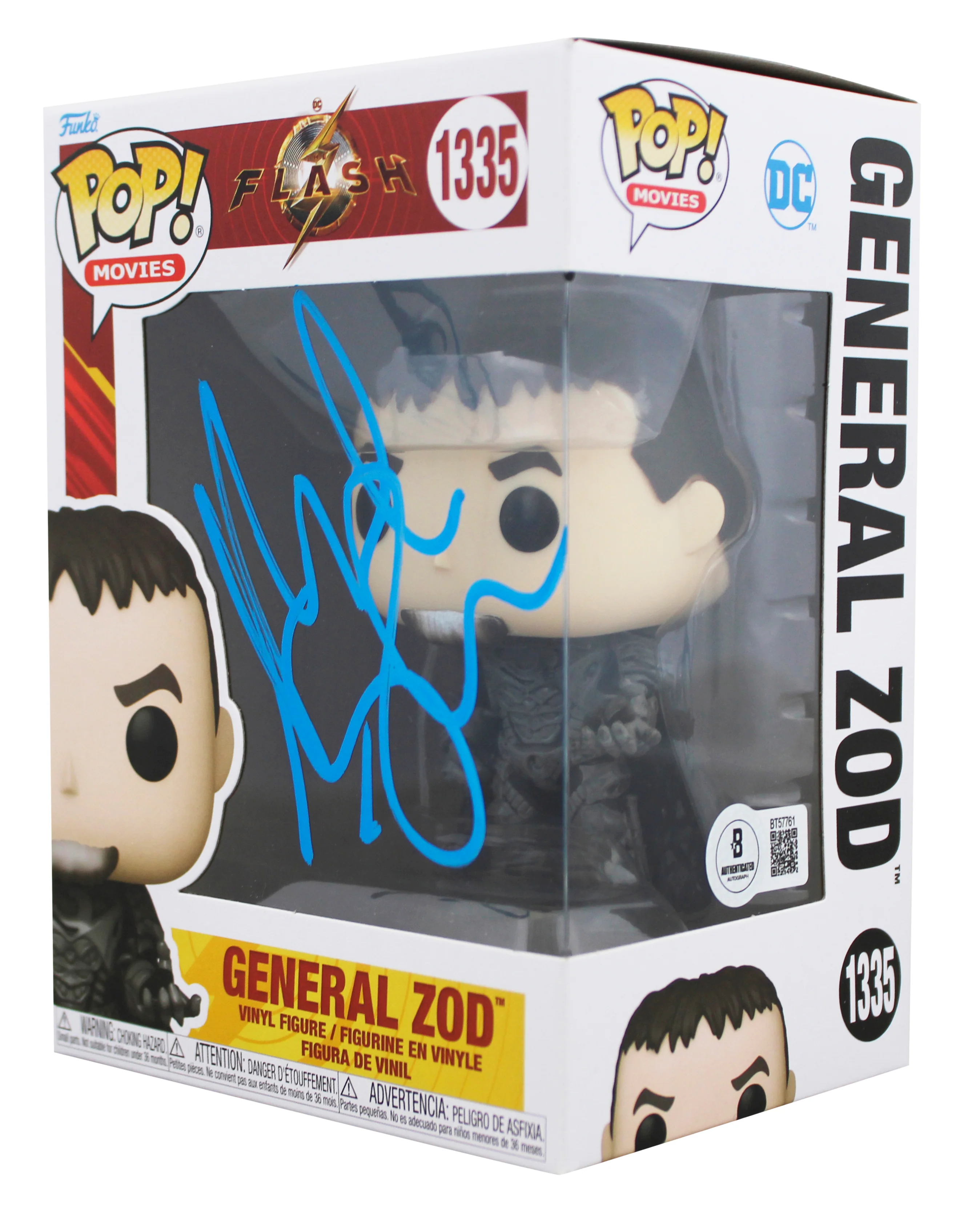 Michael Shannon The Flash Signed General Zod #1335 Funko Pop Figure BAS #BT57761 - Image 3