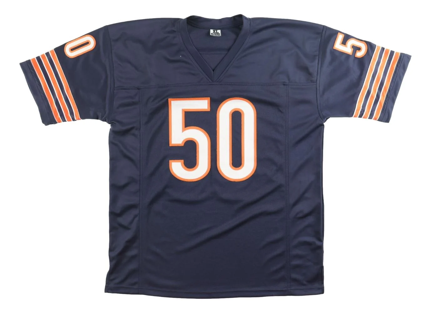 Mike Singletary Chicago Signed Navy Football Jersey JSA QR Hologram - Image 3