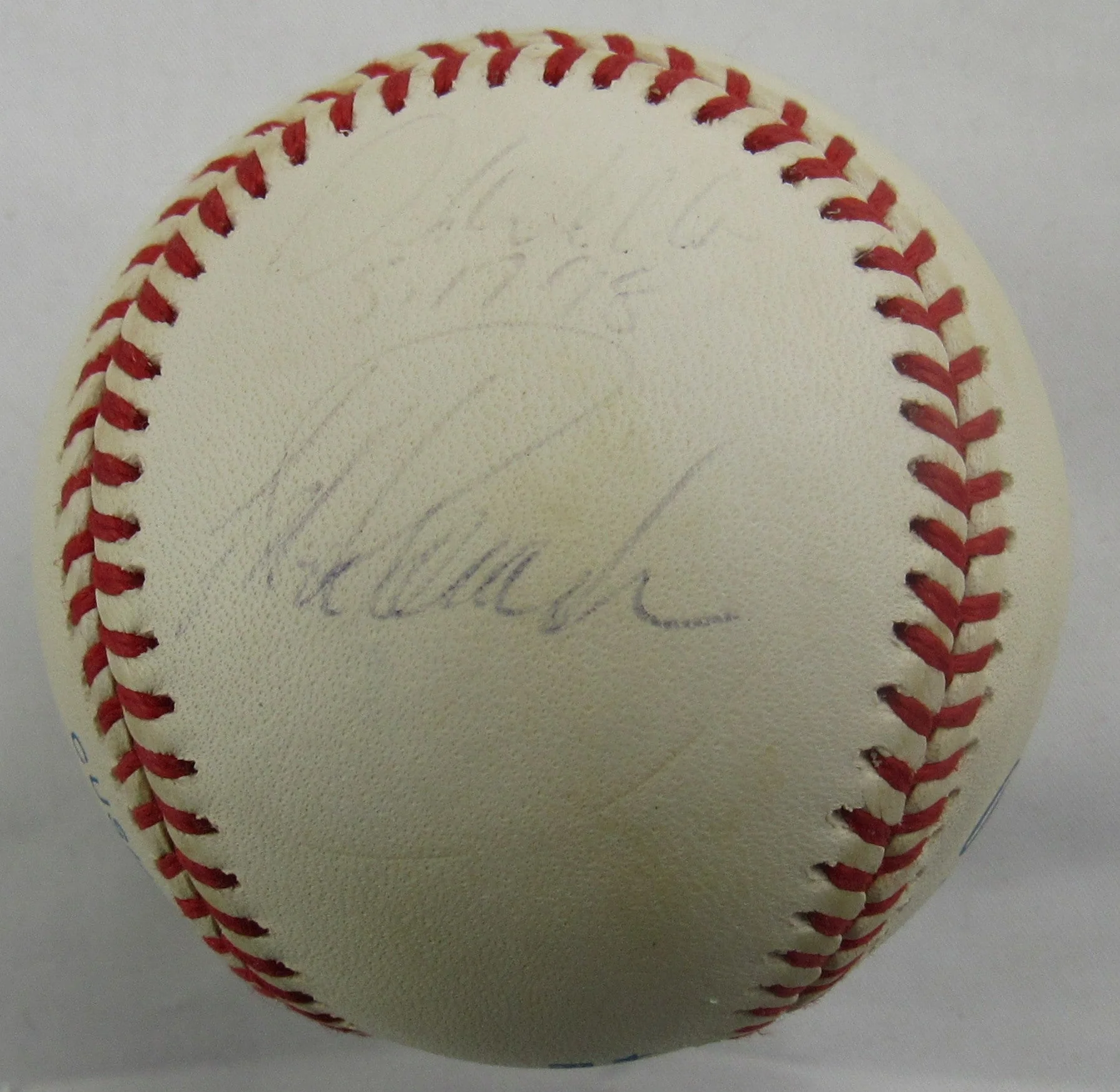 Don Larsen Yogi Berra w/4 Others - PG Yankees Ball - Multi Signed Auto Rawlings Baseball JSA CN60108 - Image 3