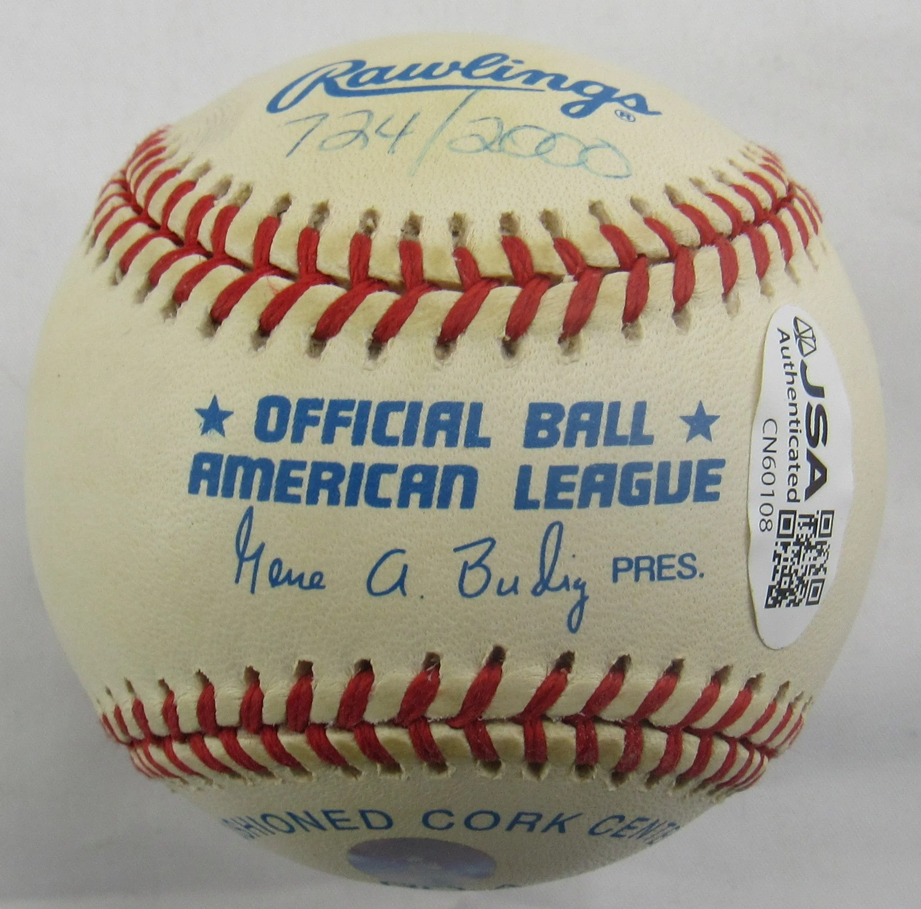 Don Larsen Yogi Berra w/4 Others - PG Yankees Ball - Multi Signed Auto Rawlings Baseball JSA CN60108 - Image 5