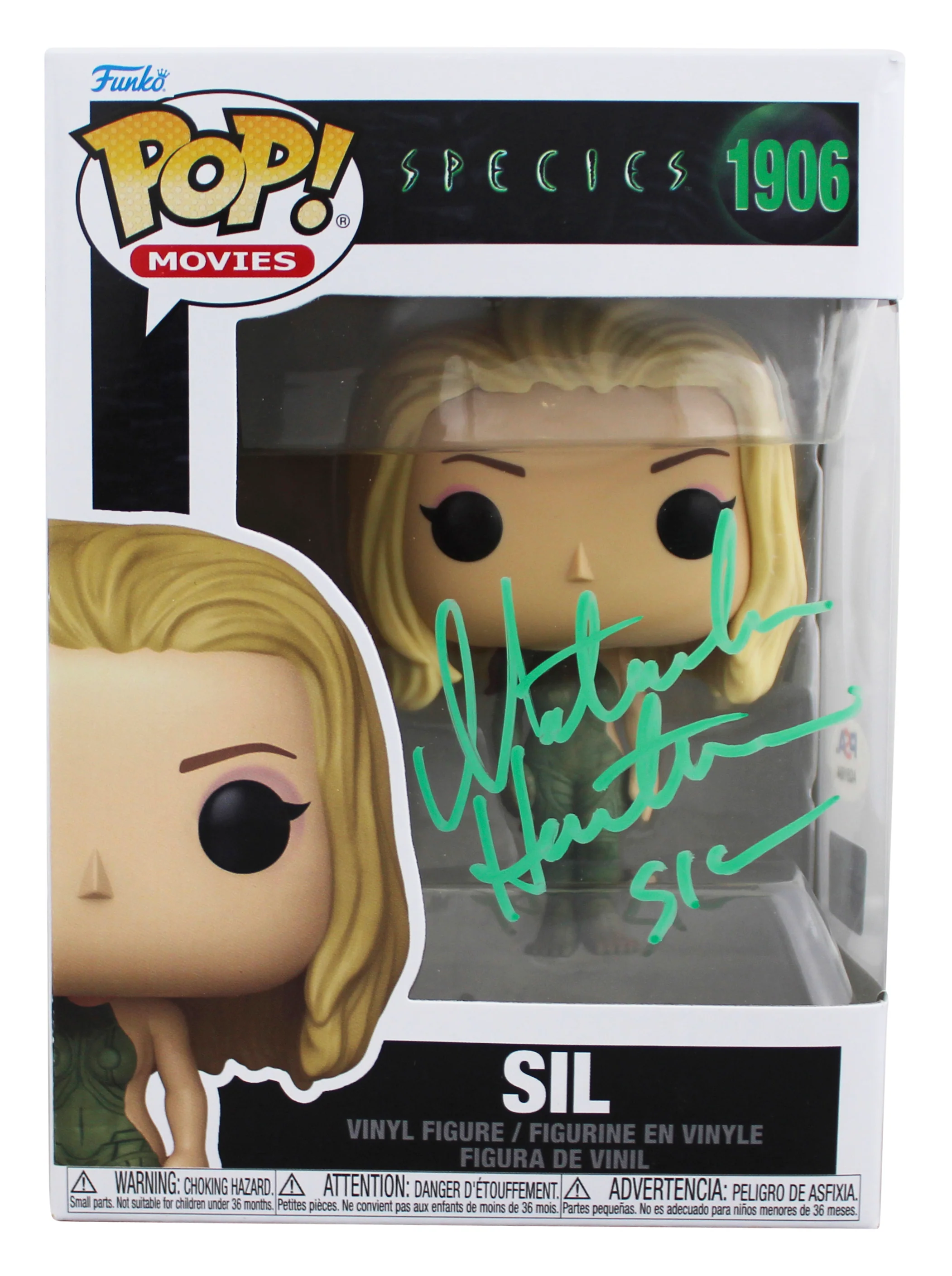 Natasha Henstridge Species "Sil" Signed #1906 Funko Pop Figure PSA/DNA #AQ51694 - Image 2