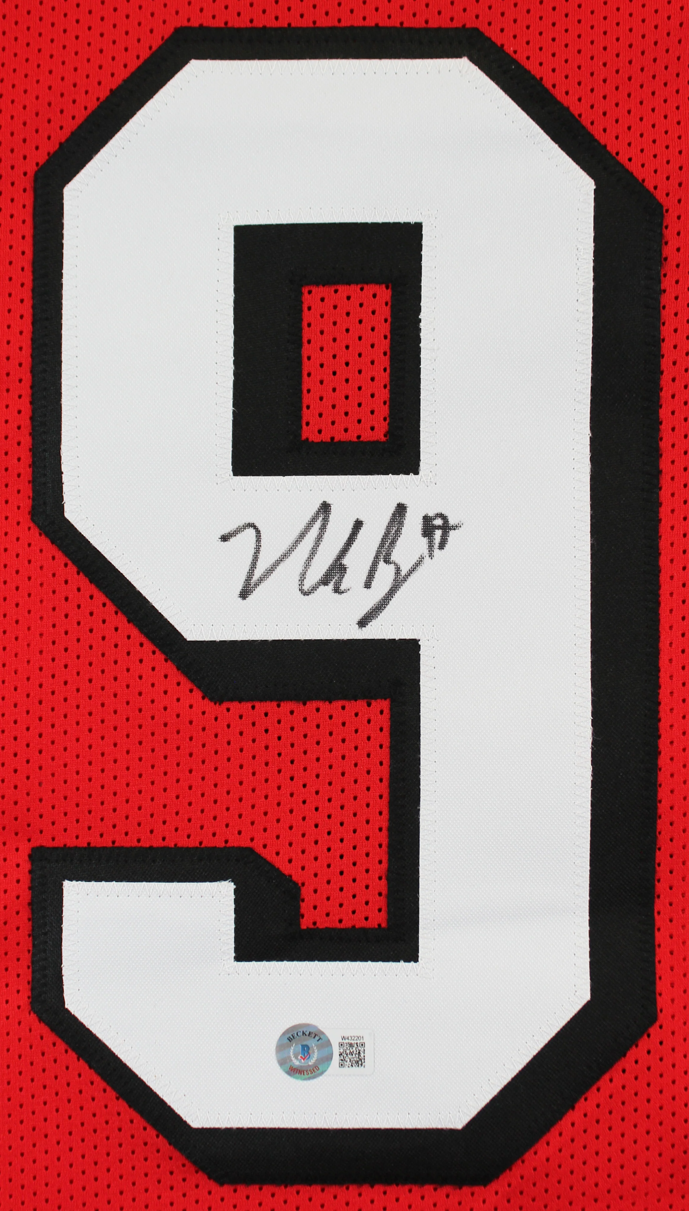 Nick Bosa Authentic Signed Red Pro Style Jersey w/ Dropshadow BAS Witnessed - Image 3