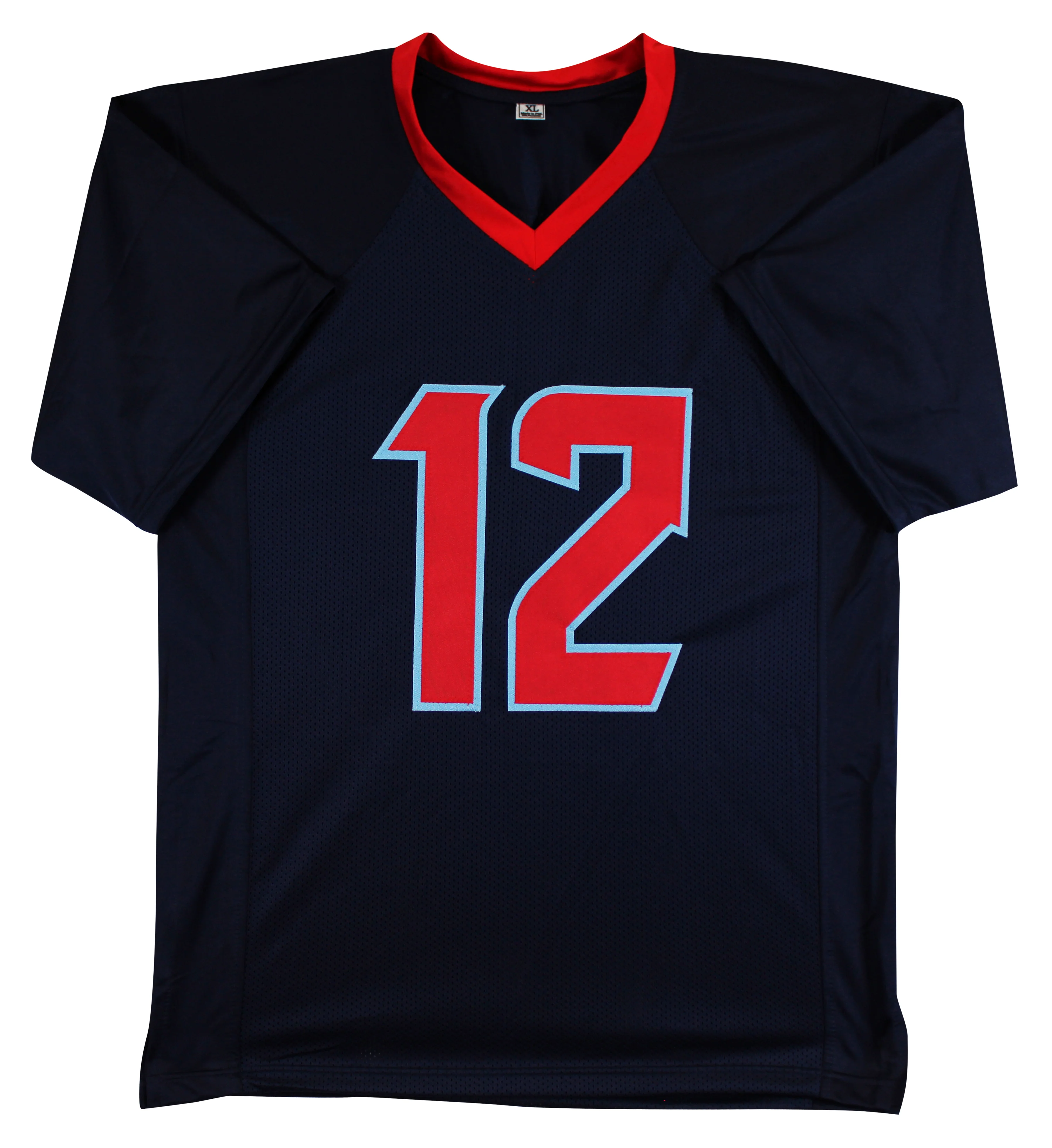 Nico Collins Authentic Signed 2024 Alternate Navy Blue Pro Style Jersey BAS - Image 4