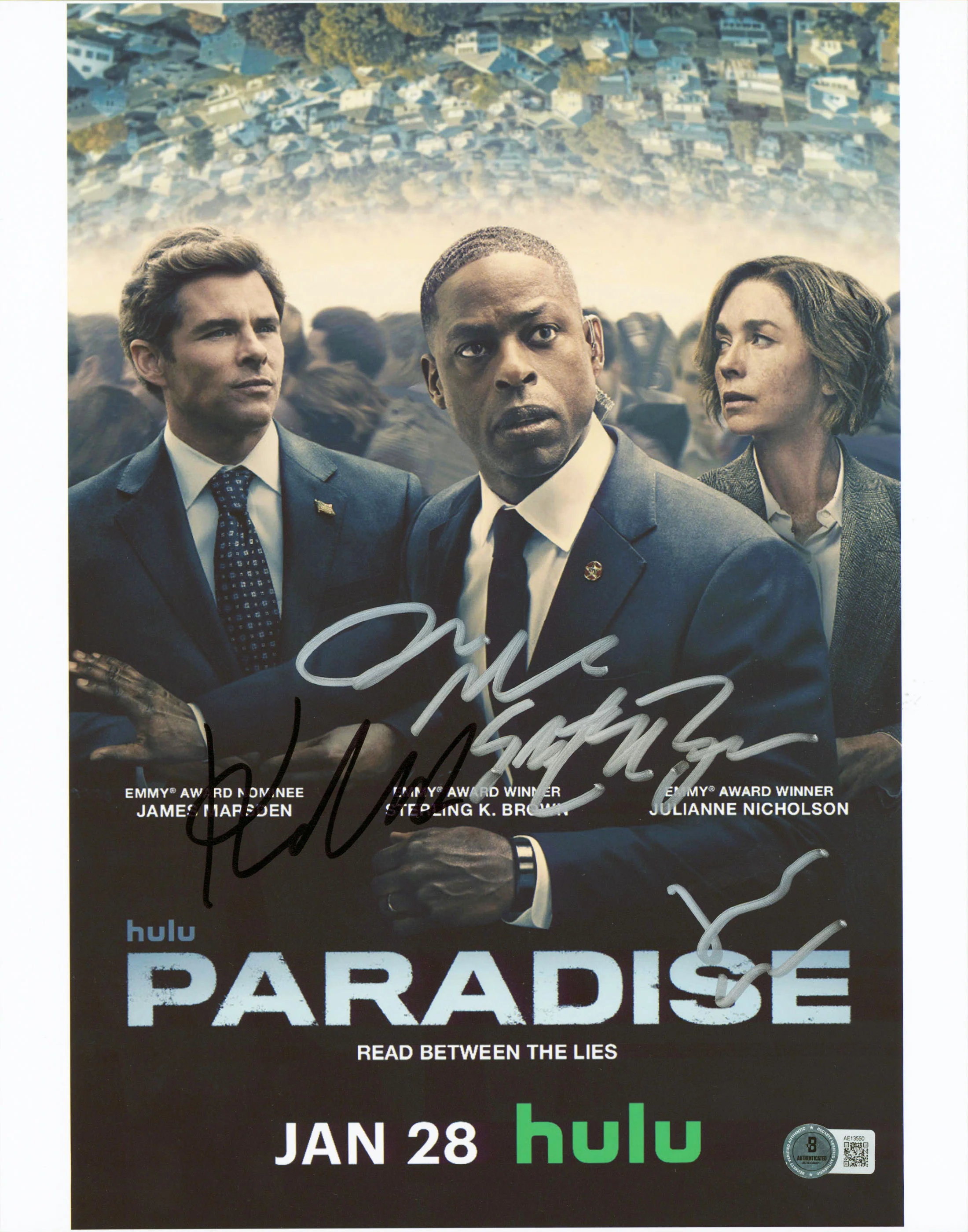 Paradise (4) Brown, Marsden, Nicholson, Marshall Signed 11x14 Photo BAS #AE13550 - Image 2