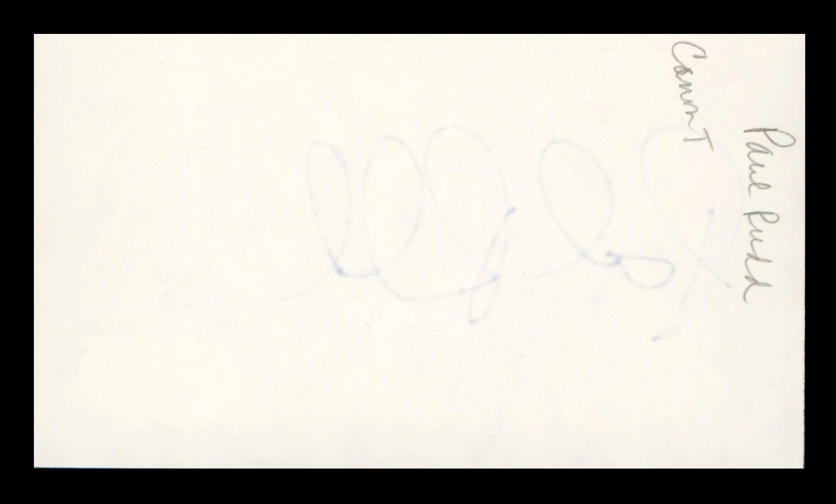 Paul Rudd Ant-Man Authentic Signed 3x5 Index Card Autographed BAS - Image 3