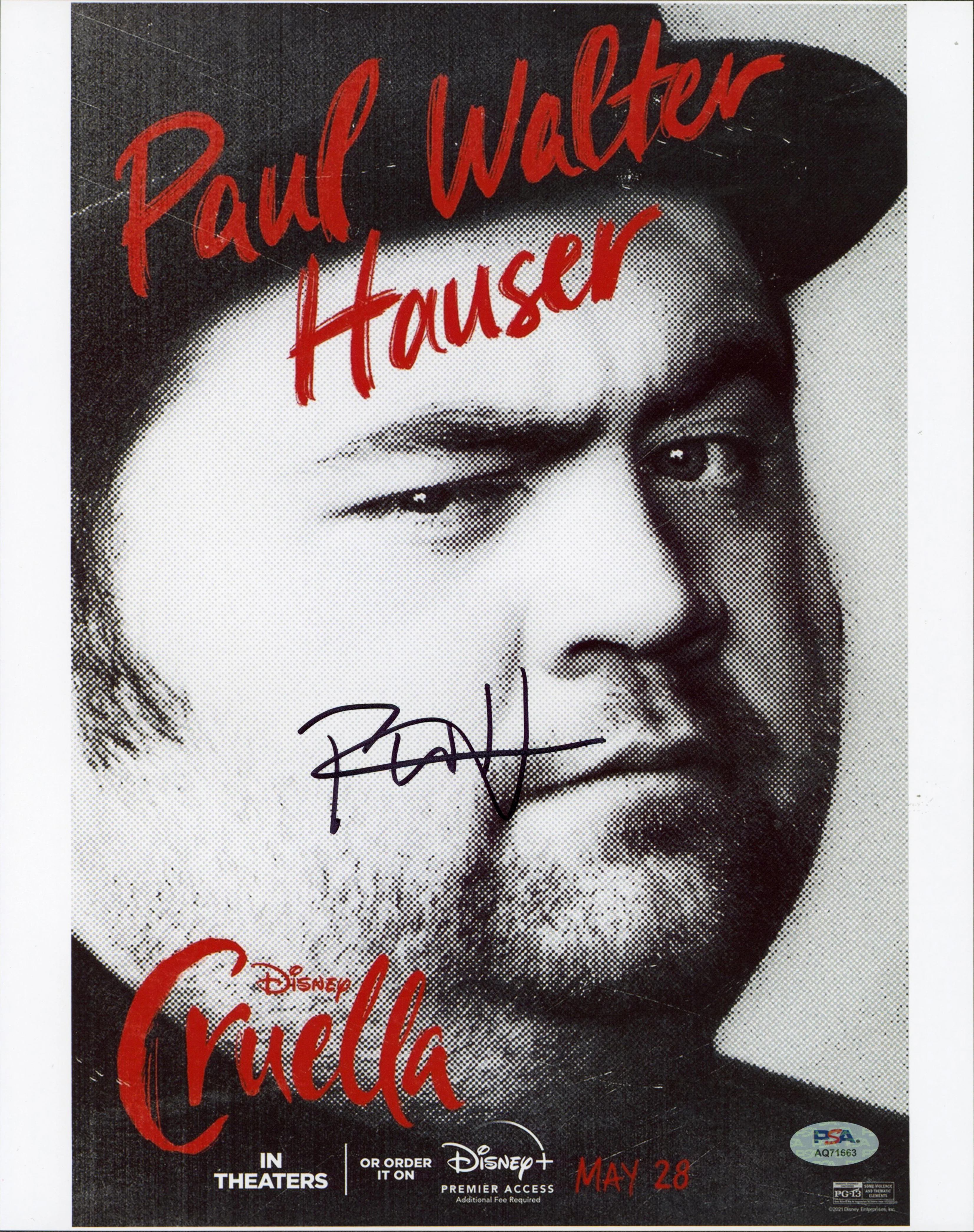 Paul Walter Hauser Cruella Authentic Signed 11x14 Vertical Photo PSA #AQ71663 - Image 2
