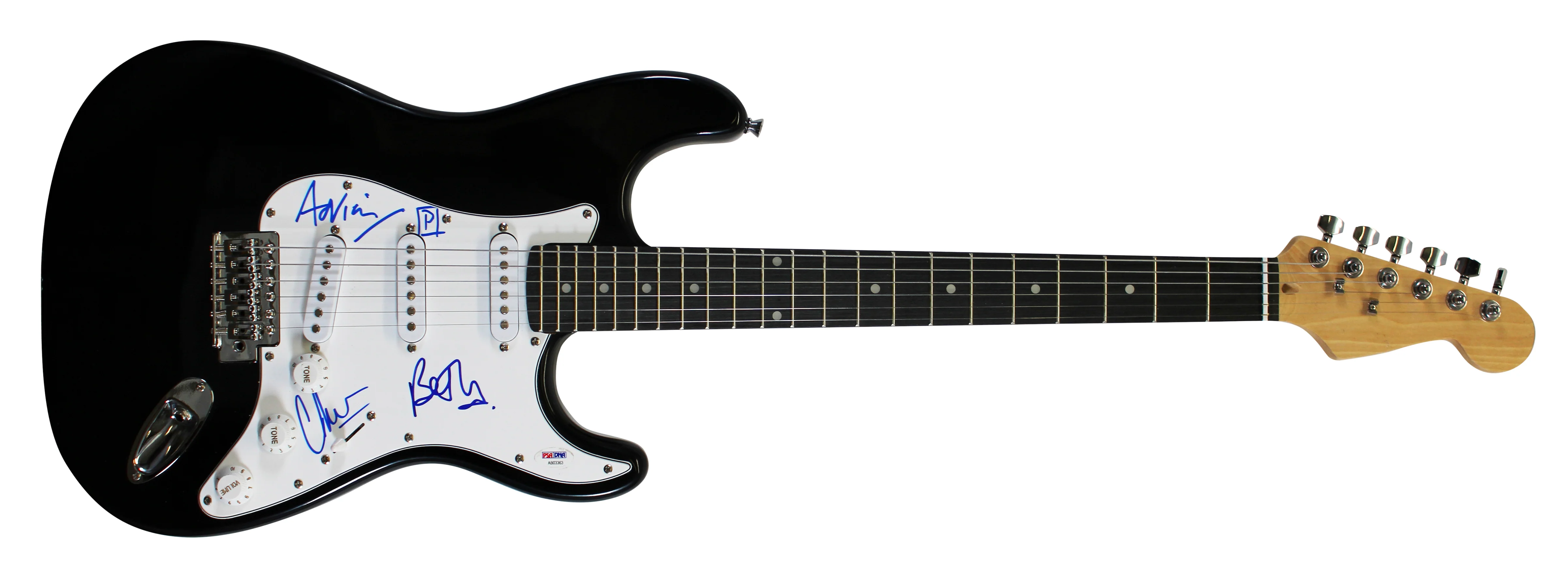 Portishead (3) Gibbons, Utley & Barrow Signed Electric Guitar PSA/DNA #AB03363 - Image 4