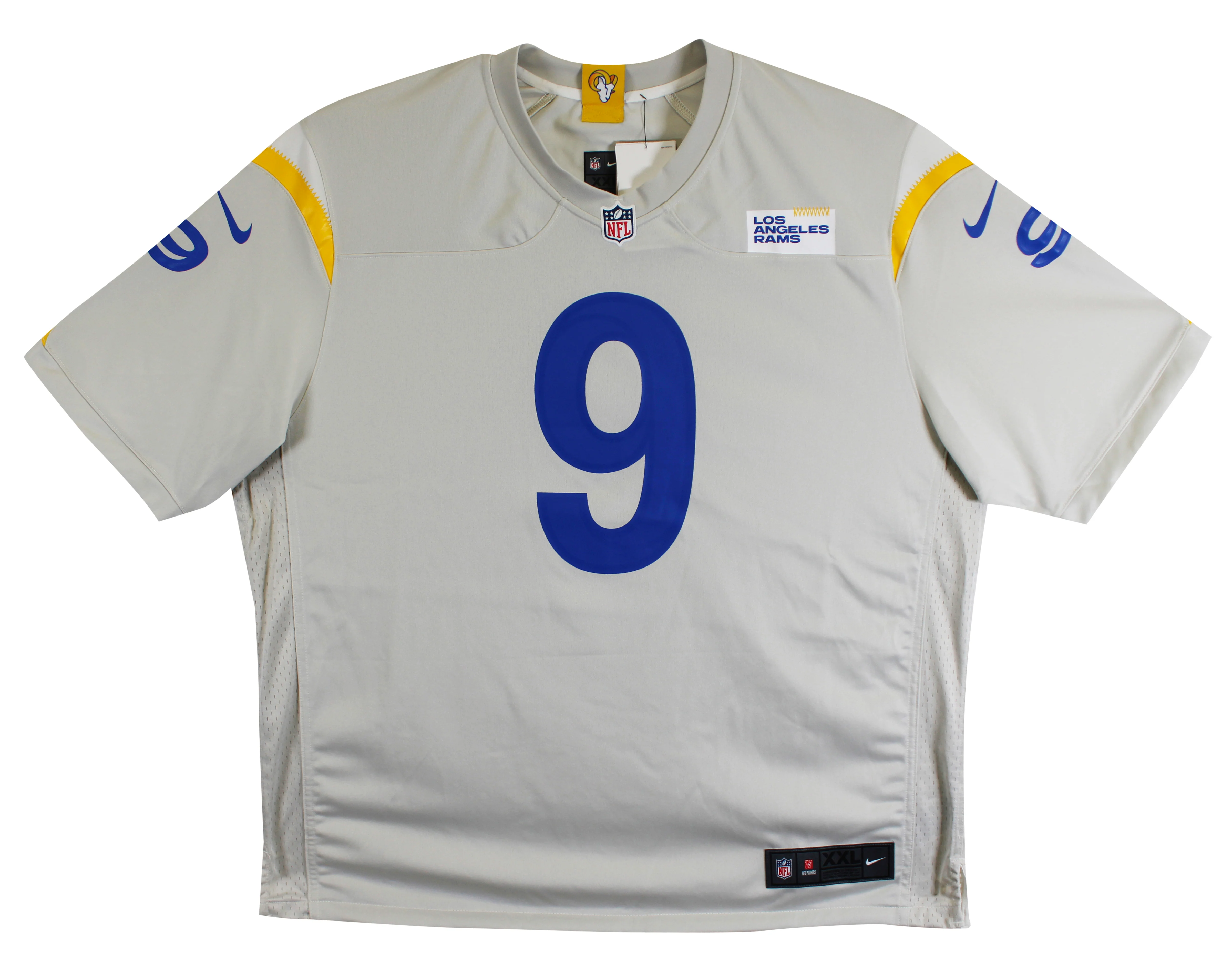 Rams Matthew Stafford Authentic Signed Bone Nike Game Jersey BAS Witnessed - Image 5