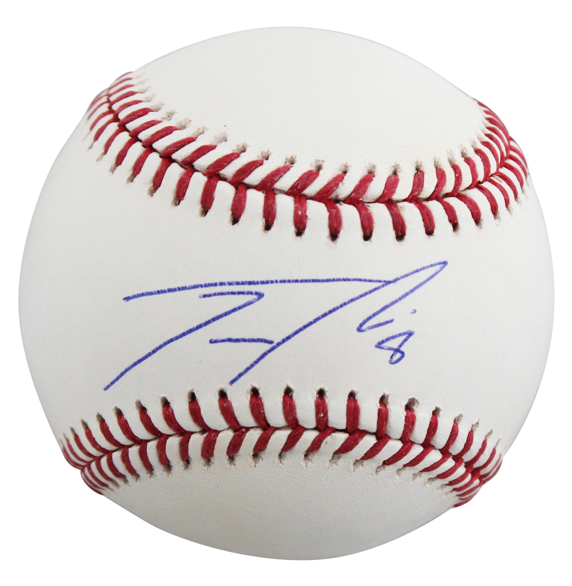 Rangers Josh Smith Authentic Signed OML Baseball Autographed BAS Witnessed - Image 3