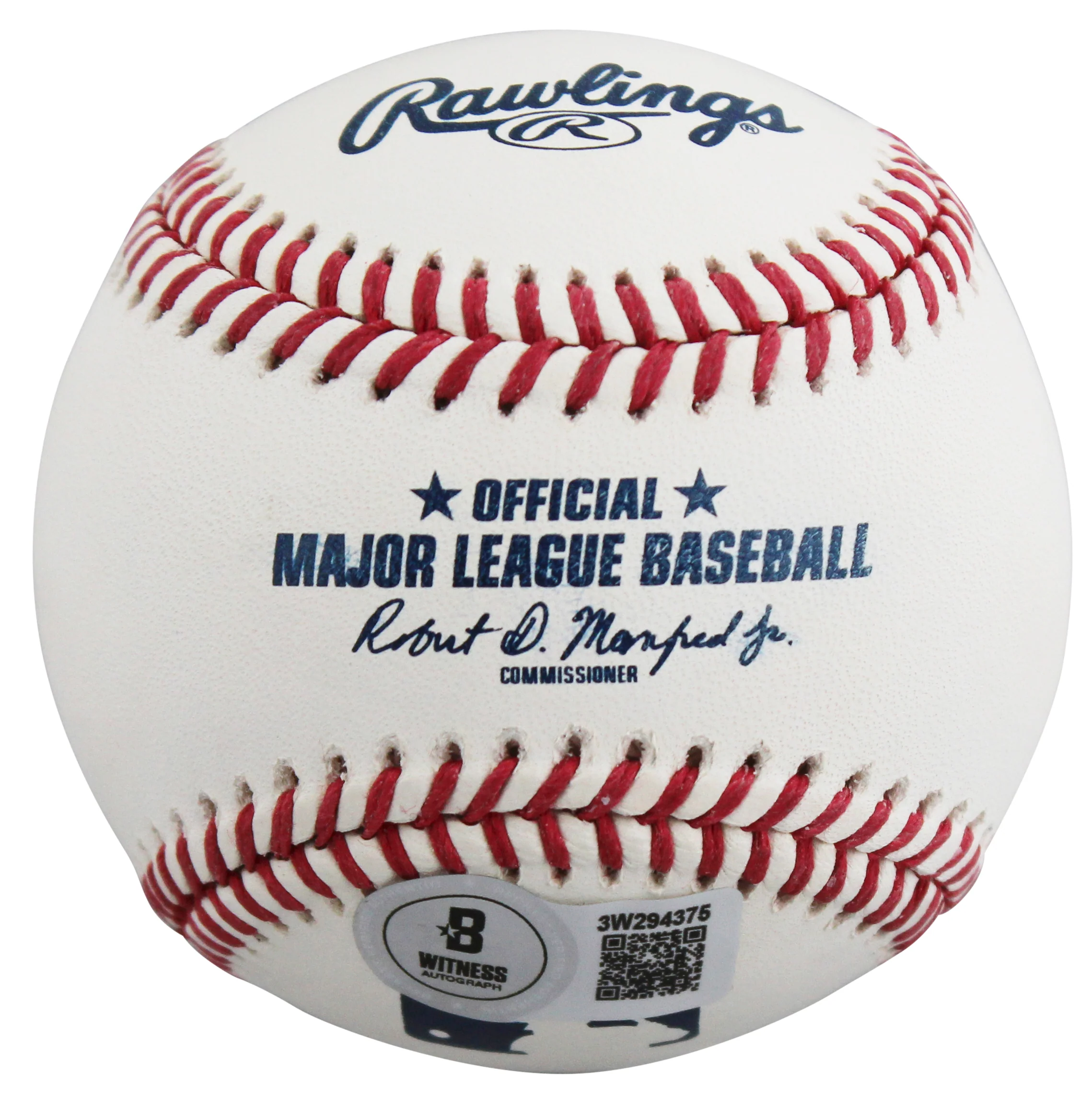 Rangers Josh Smith Authentic Signed OML Baseball Autographed BAS Witnessed - Image 8