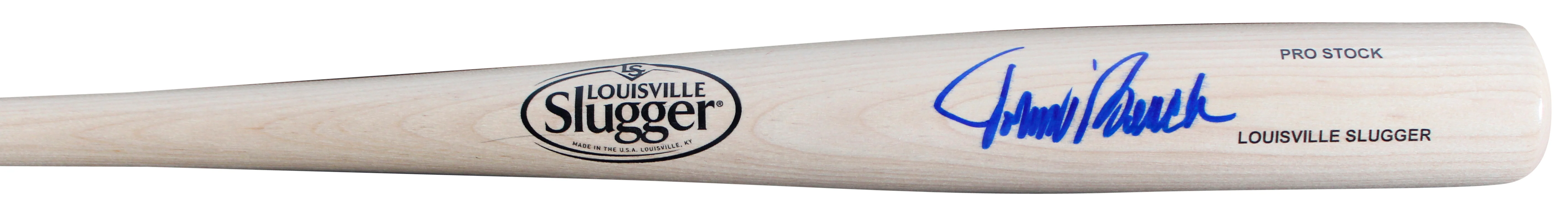 Reds Johnny Bench Signed Blonde Louisville Slugger Baseball Bat Fanatics - Image 4