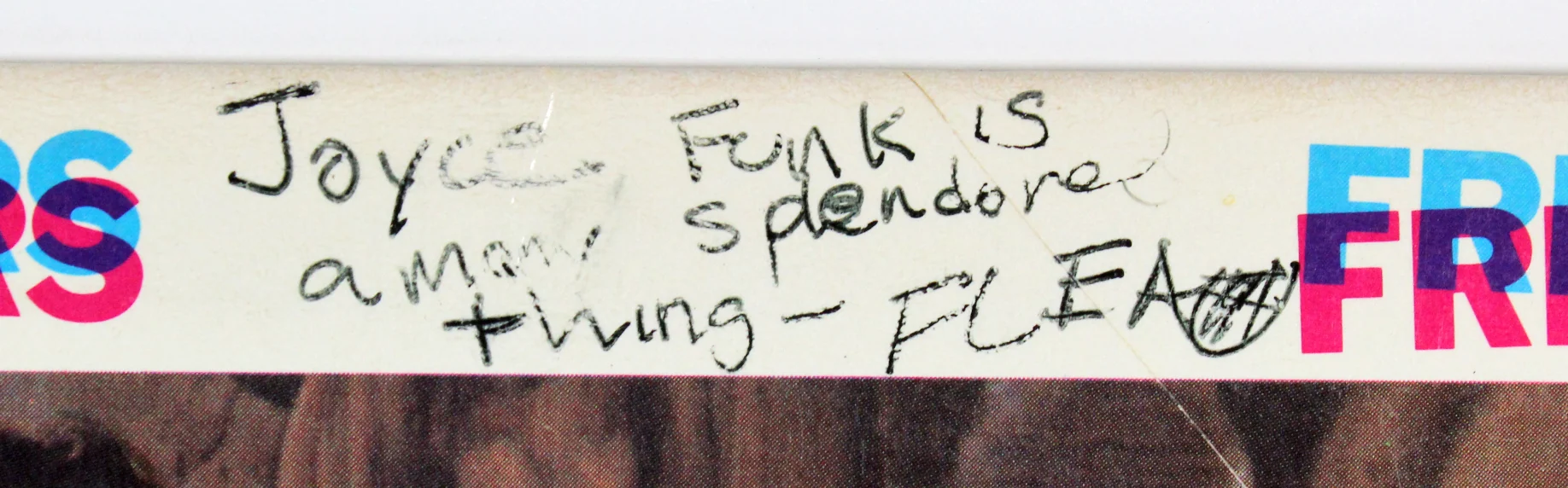 RHCP (4) Kiedis, Flea, Slovak, Martinez Signed Freaky Styley Album Cover BAS - Image 5