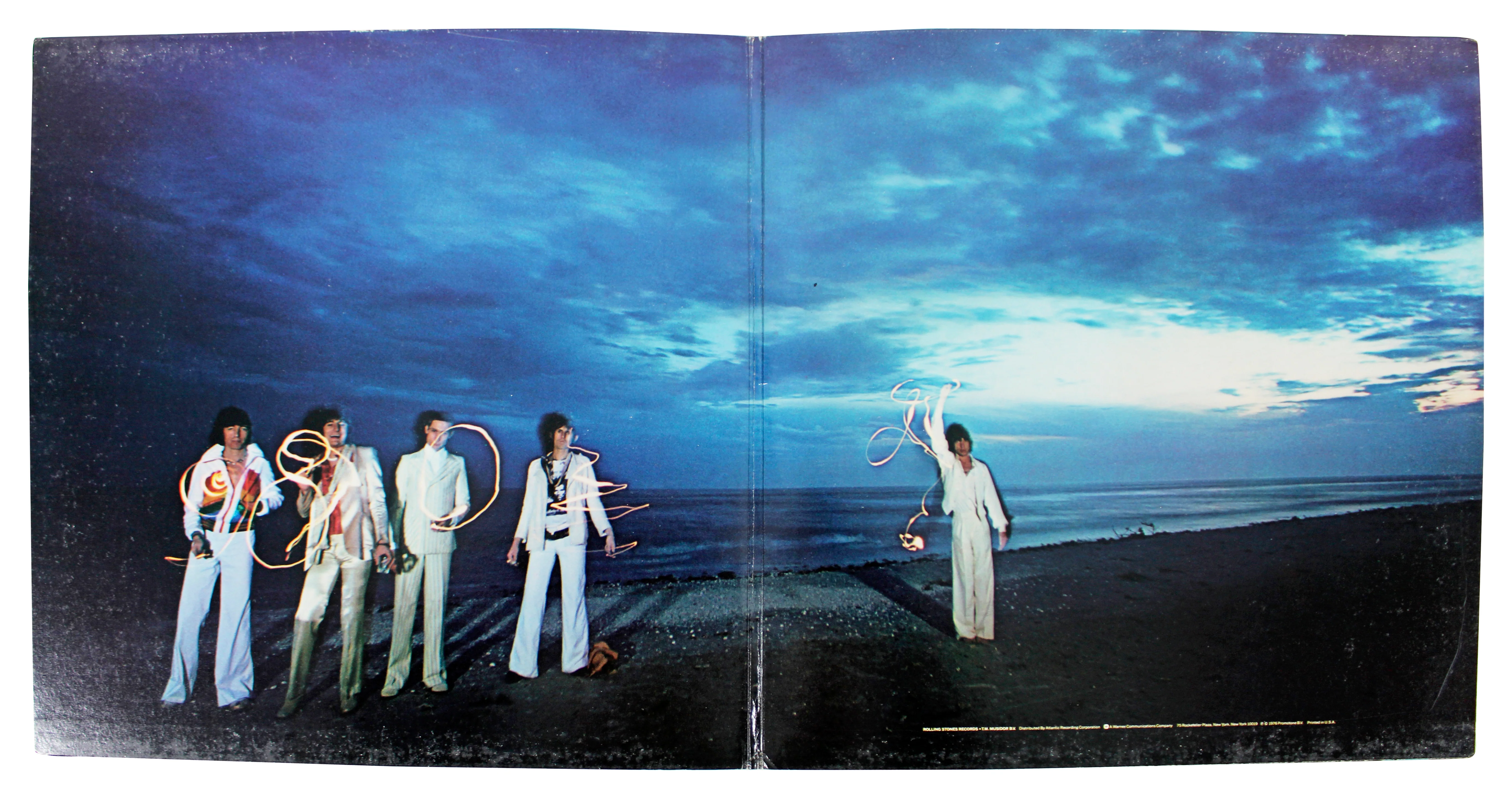 Rolling Stones (4) Jagger, Richards, Wood +1 Signed Album Cover BAS #AB07769 - Image 7