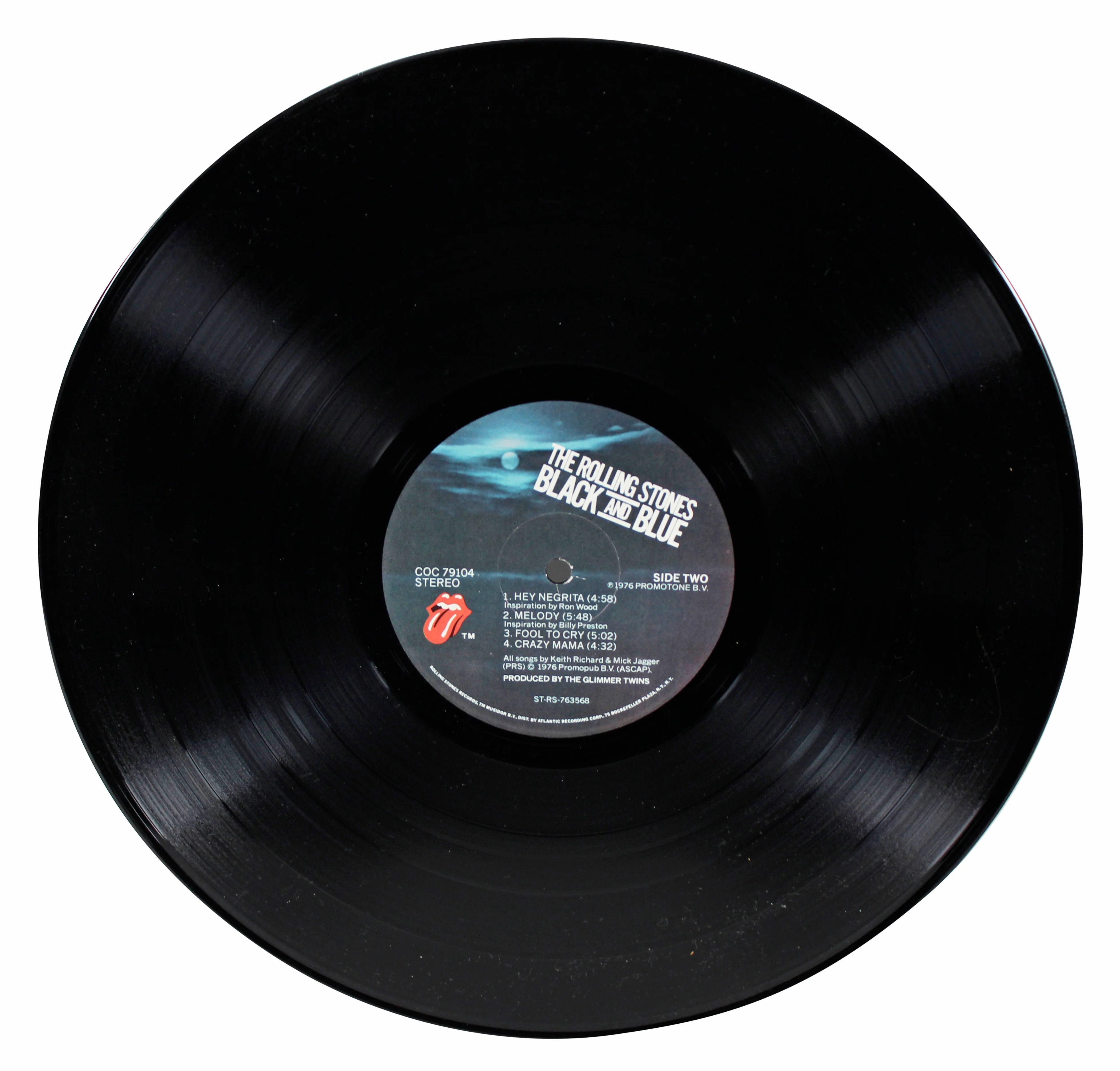 Rolling Stones (4) Jagger, Richards, Wood +1 Signed Album Cover BAS #AB07769 - Image 9