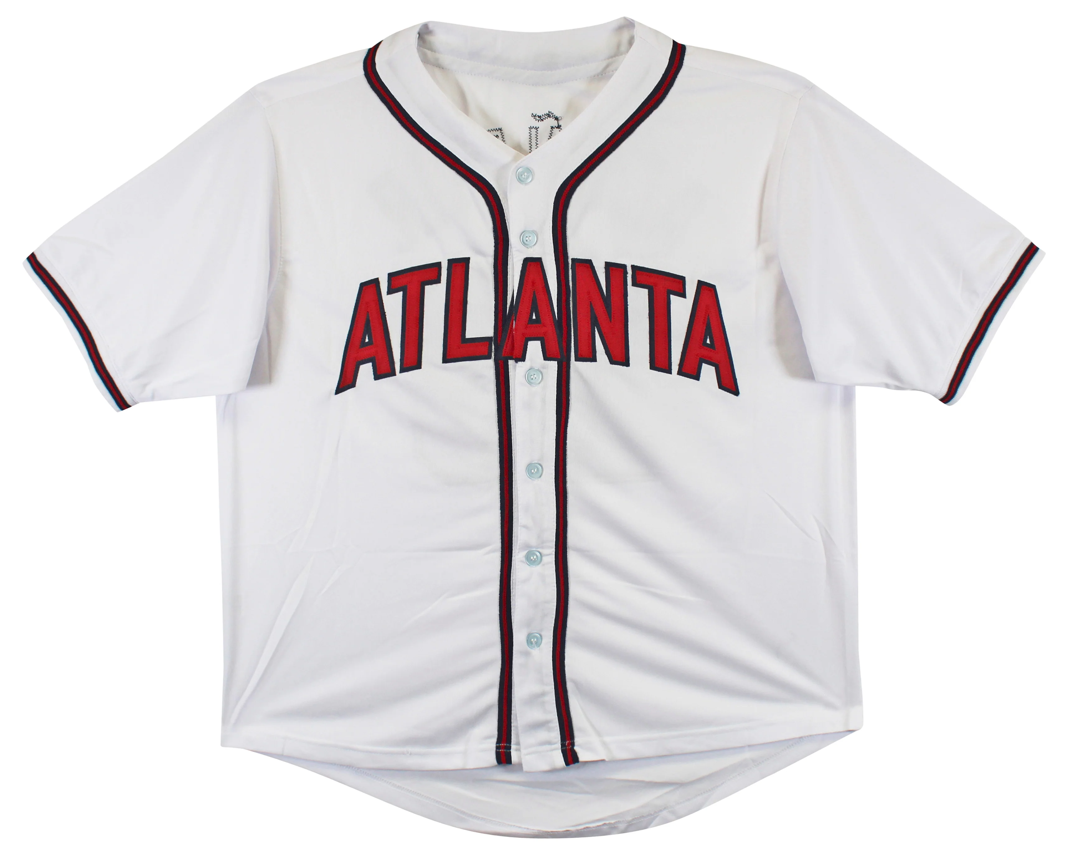 Ronald Acuna Jr. Authentic Signed White Pro Style Jersey Autographed JSA 2 - Image 4