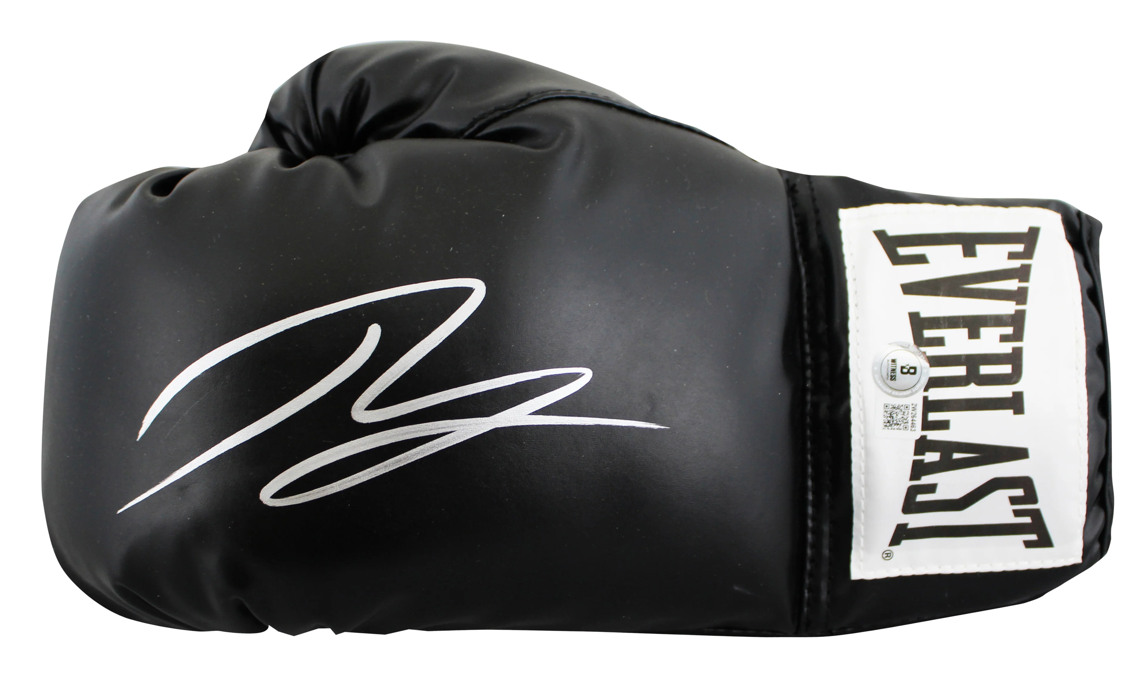 Ryan Garcia Signed Black Left Hand Everlast Boxing Glove BAS Witnessed #2W264463 - Image 2