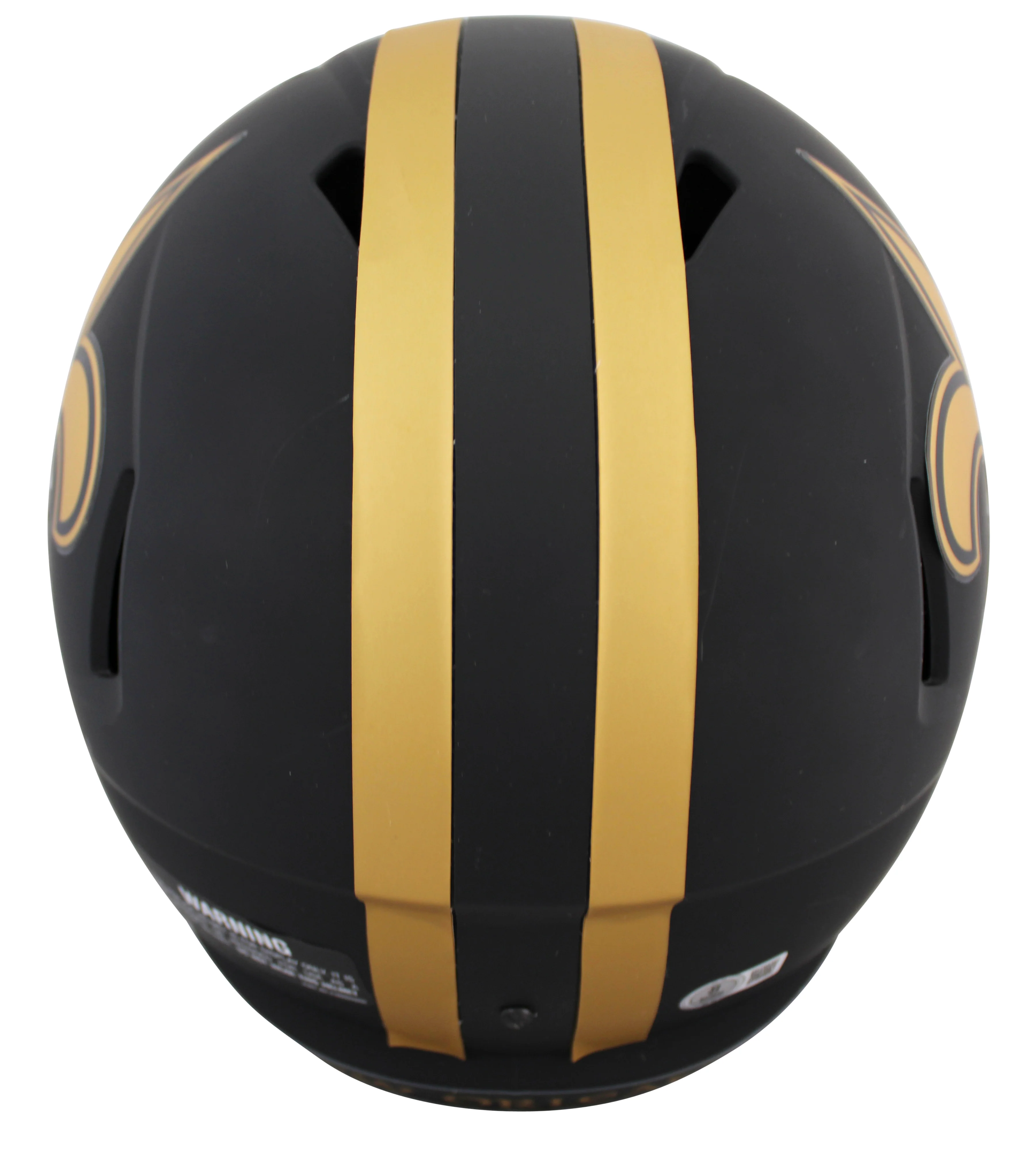 Saints Darren Sproles "Who Dat" Signed Eclipse Full Size Speed Rep Helmet BAS W - Image 3