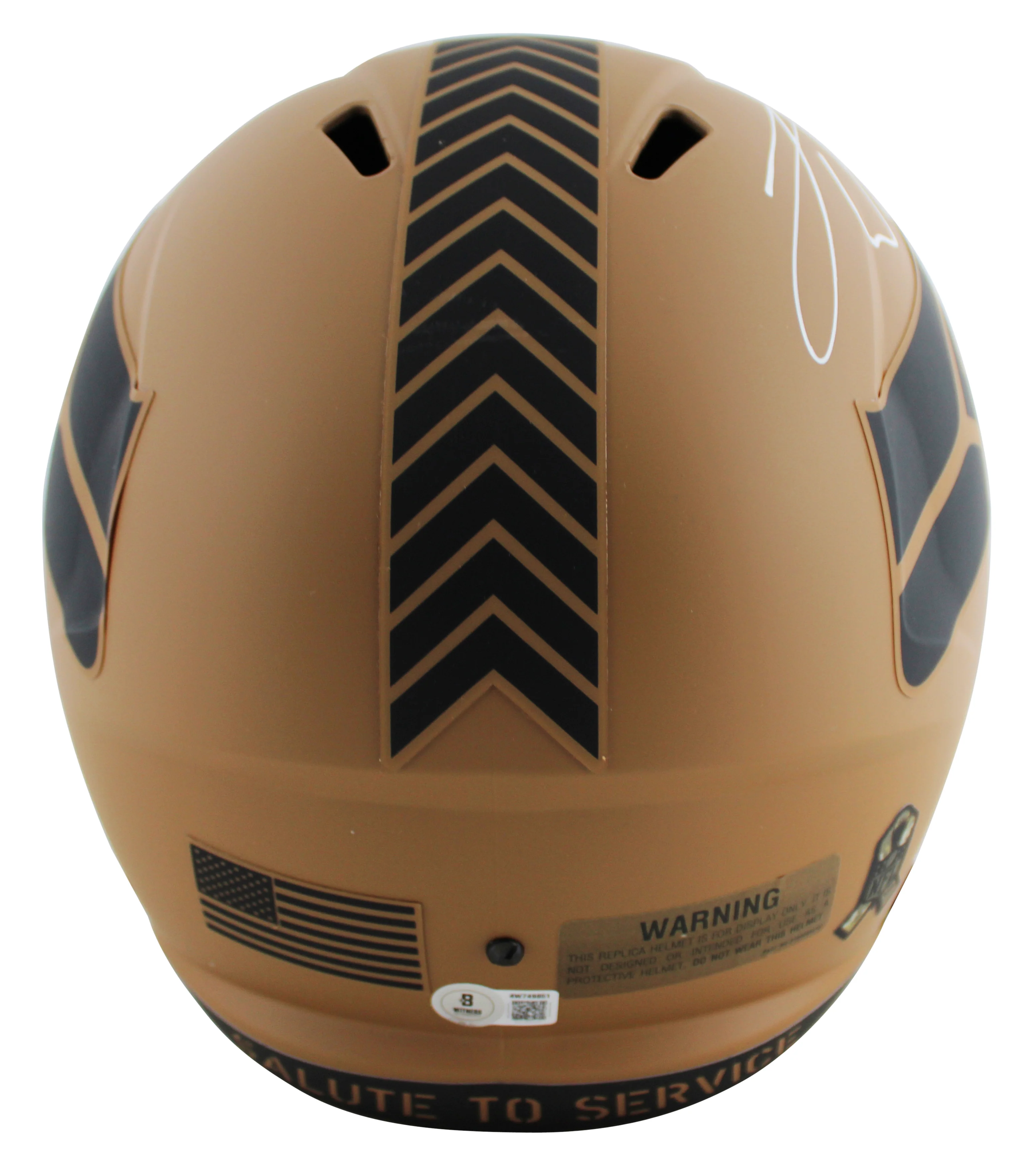 Seahawks Leonard Williams Signed STS II Full Size Speed Rep Helmet BAS Witnessed - Image 3