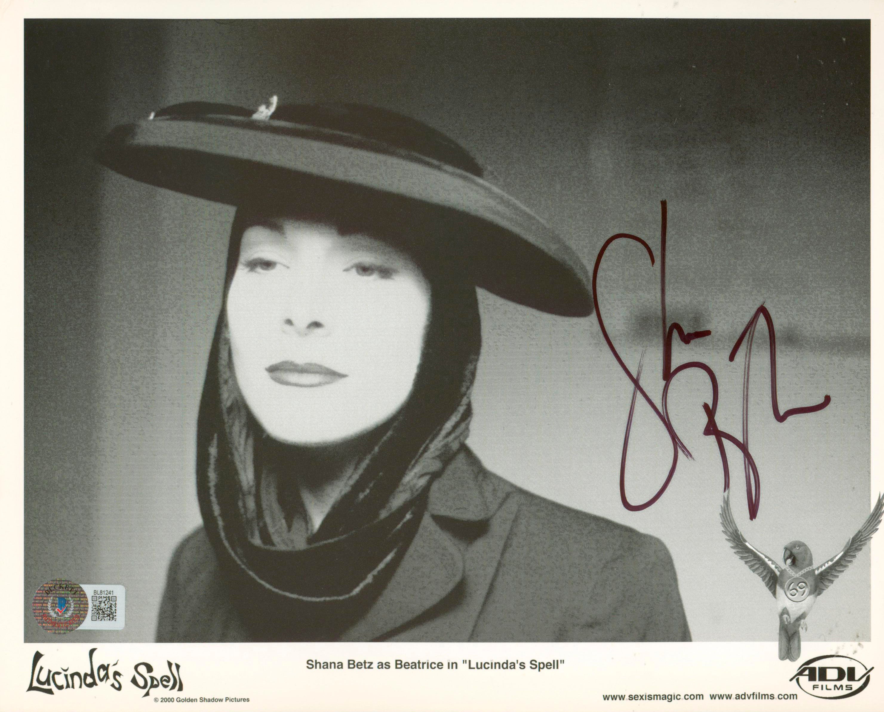 Shana Betz Lucinda's Spell Authentic Signed 8x10 Photo Autographed BAS #BL81241 - Image 2