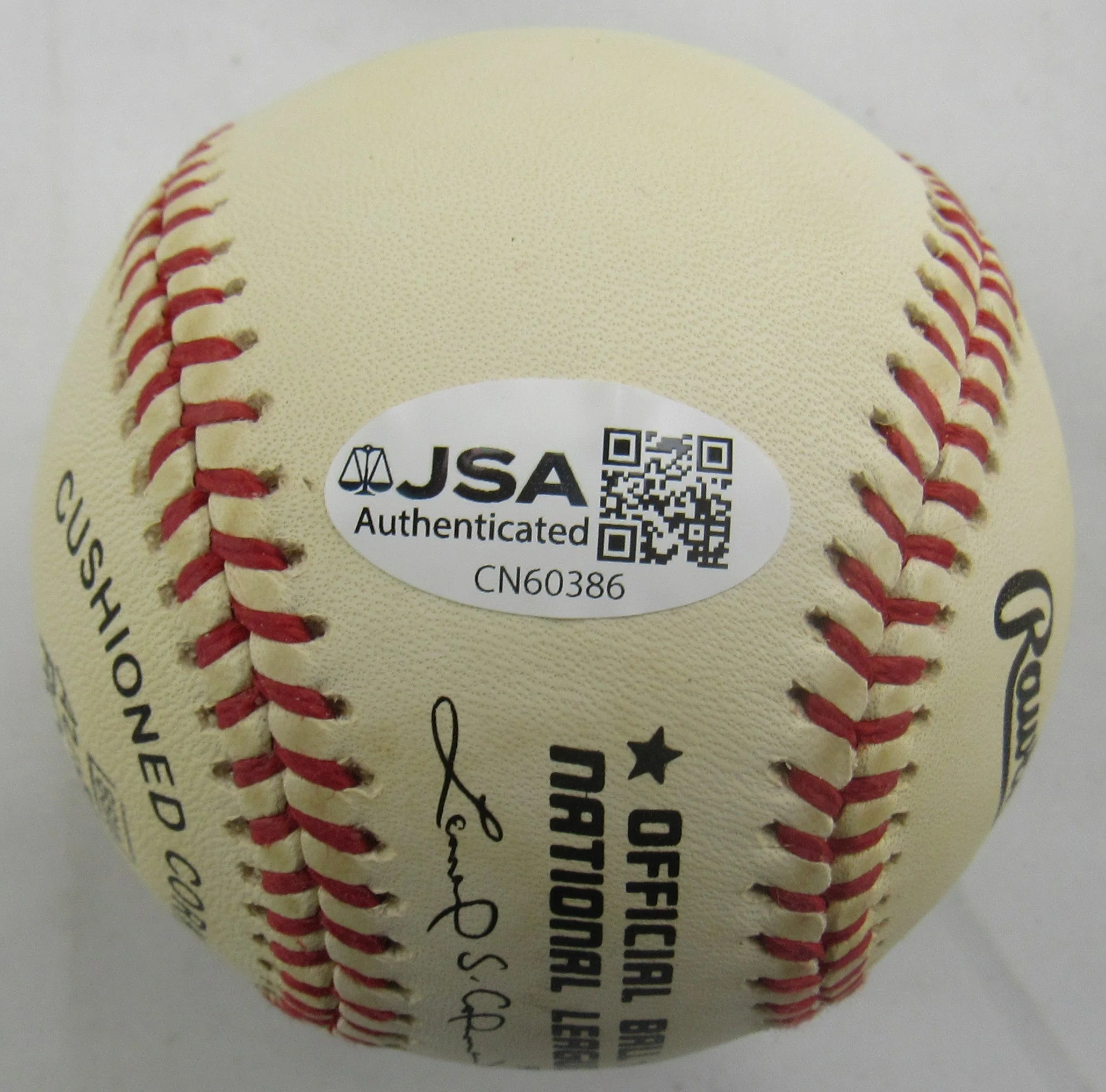 Pee Wee Reese Signed Auto Rawlings Baseball JSA CN60386 - Image 2
