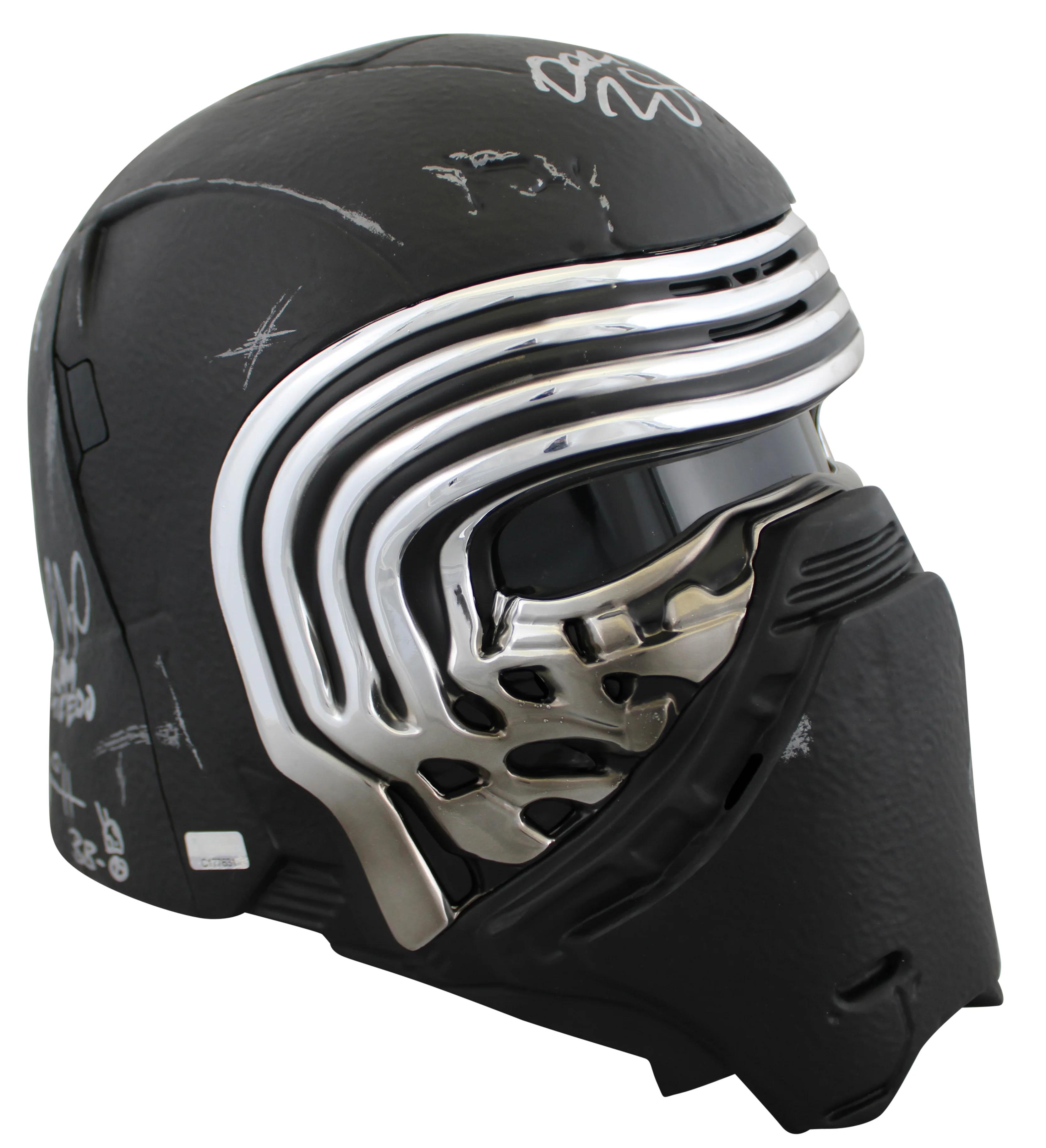 Star Wars (13) Driver, Herring, Towersey, Rose Signed Kylo Ren FS Helmet BAS - Image 4
