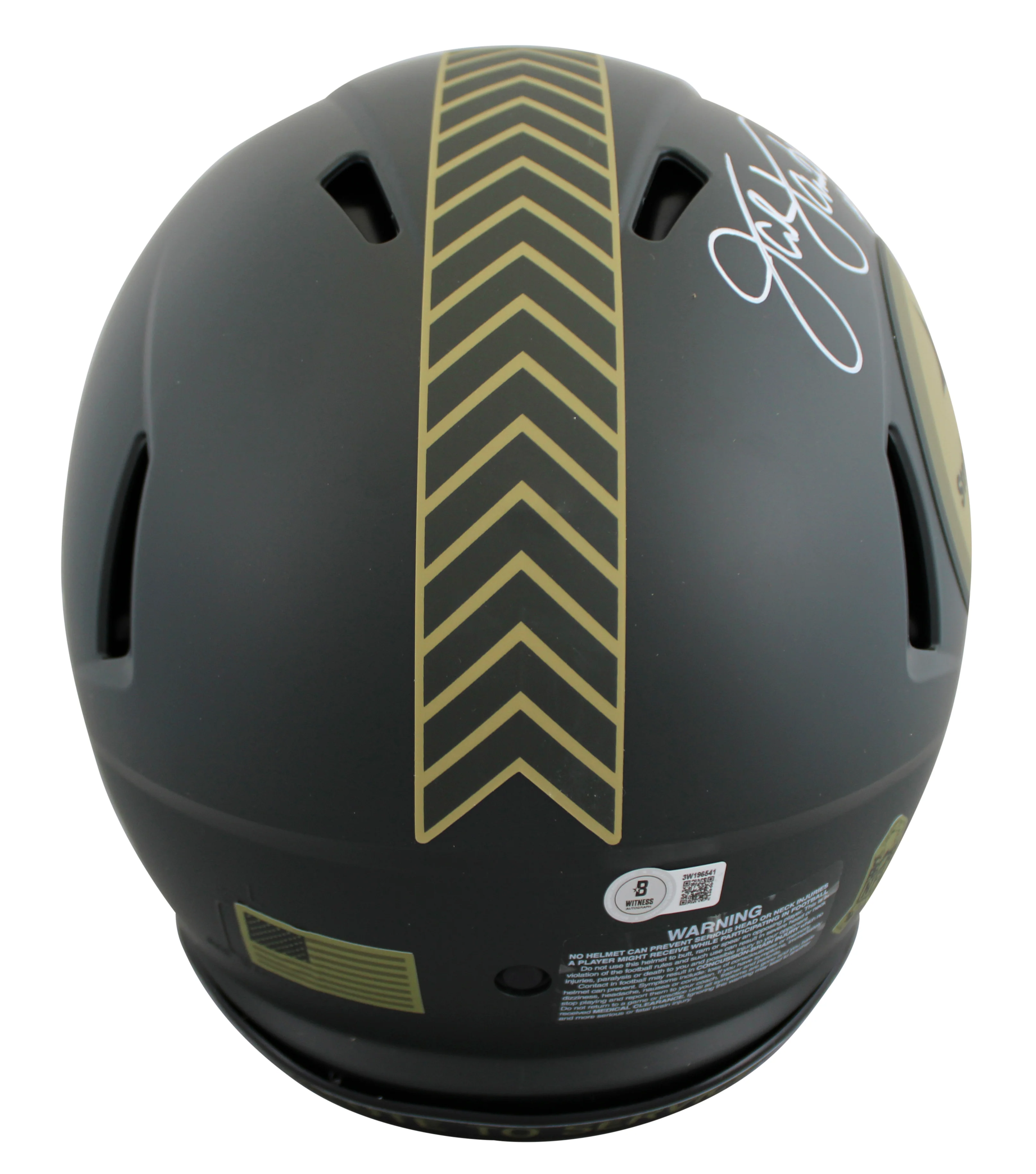 Steelers Jack Lambert "HOF" Signed STS IV F/S Speed Proline Helmet W/ Case BAS W - Image 4
