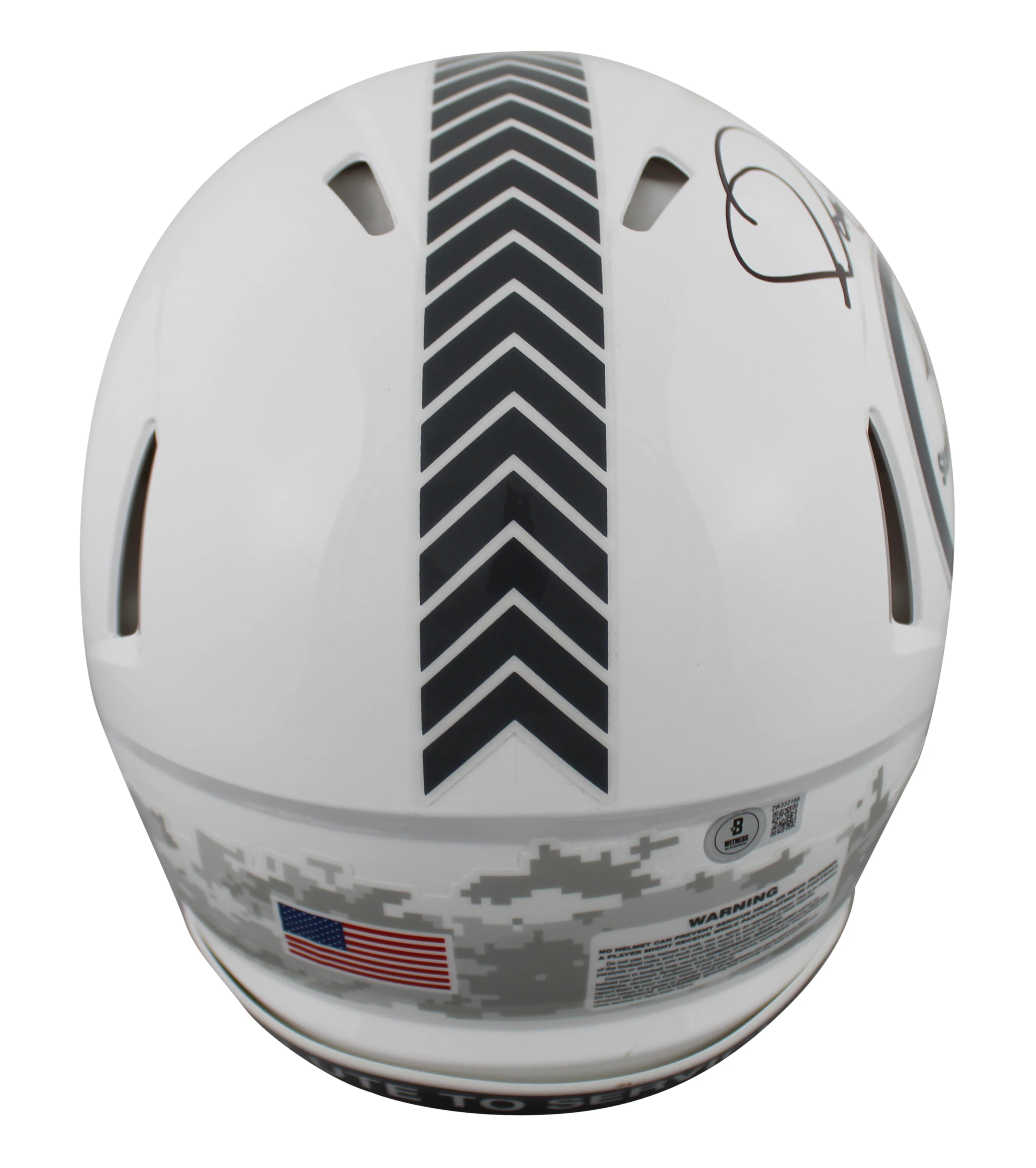 Steelers Jerome Bettis Signed STS III Full Size Speed Proline Helmet BAS Witness - Image 3