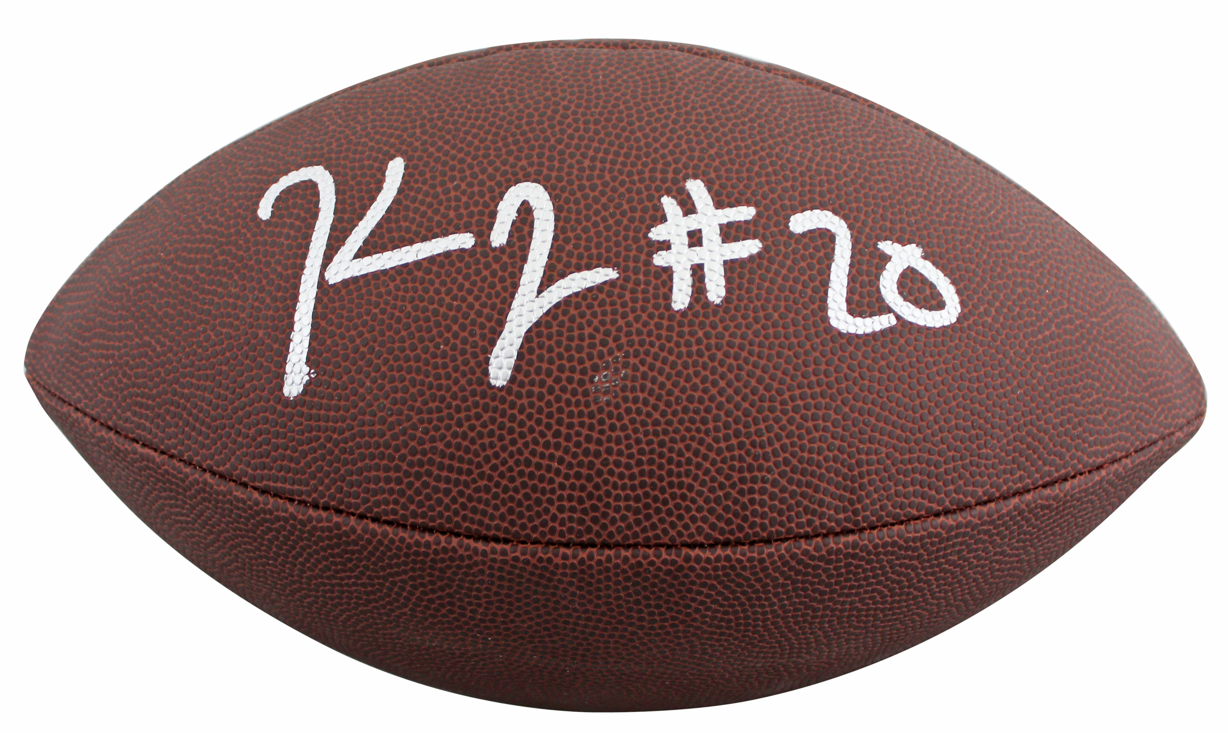 Steelers Kaleb Johnson Authentic Signed Wilson Super Grip Football BAS Witnessed - Image 3
