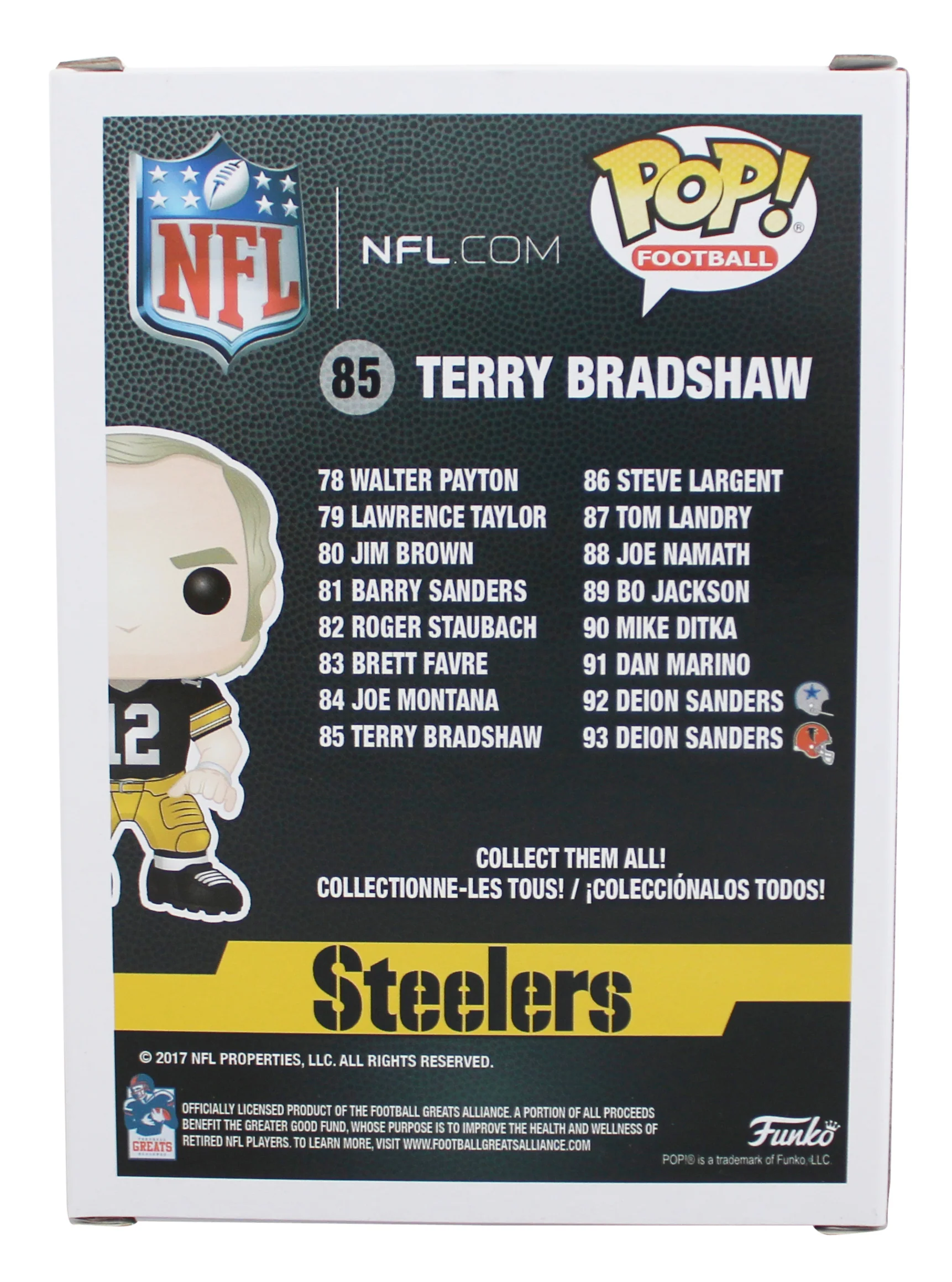 Steelers Terry Bradshaw Authentic Signed #85 Funko Pop Figure BAS Wit #3W002712 - Image 6