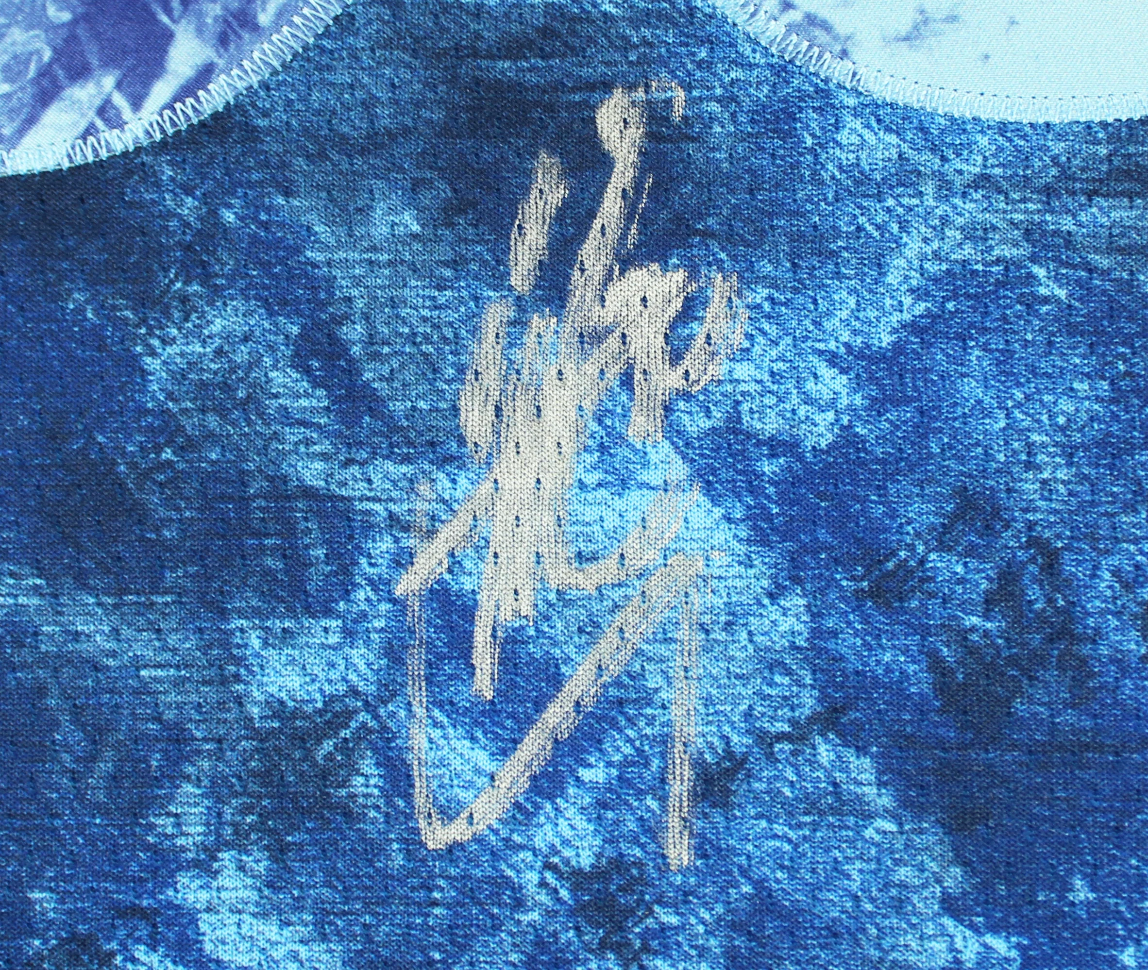 Stephen Curry Signed Blue Creators in The Paint Nike Jersey BAS Wit #1W134356 - Image 3